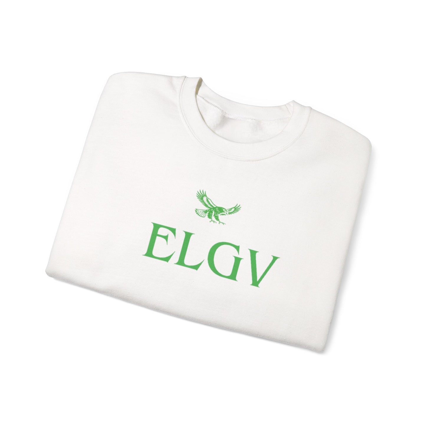 “Center ELGV logo green” sweatshirt