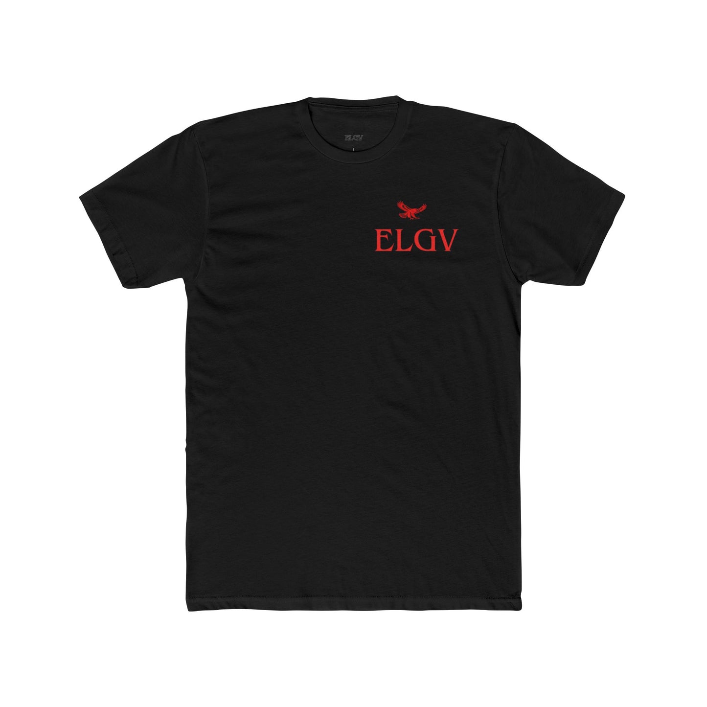 “Side ELGV logo red” tee