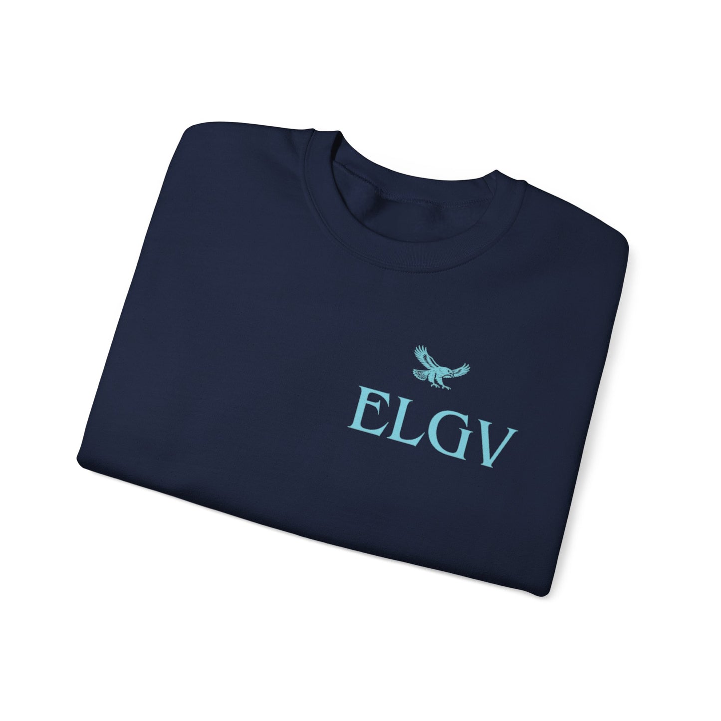 “Side ELGV logo aqua” sweatshirt