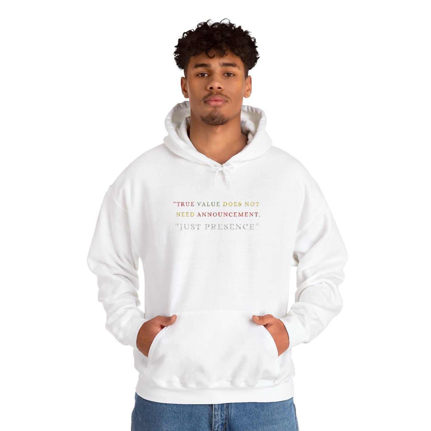 “Presence over noise deluxe” sweatshirt