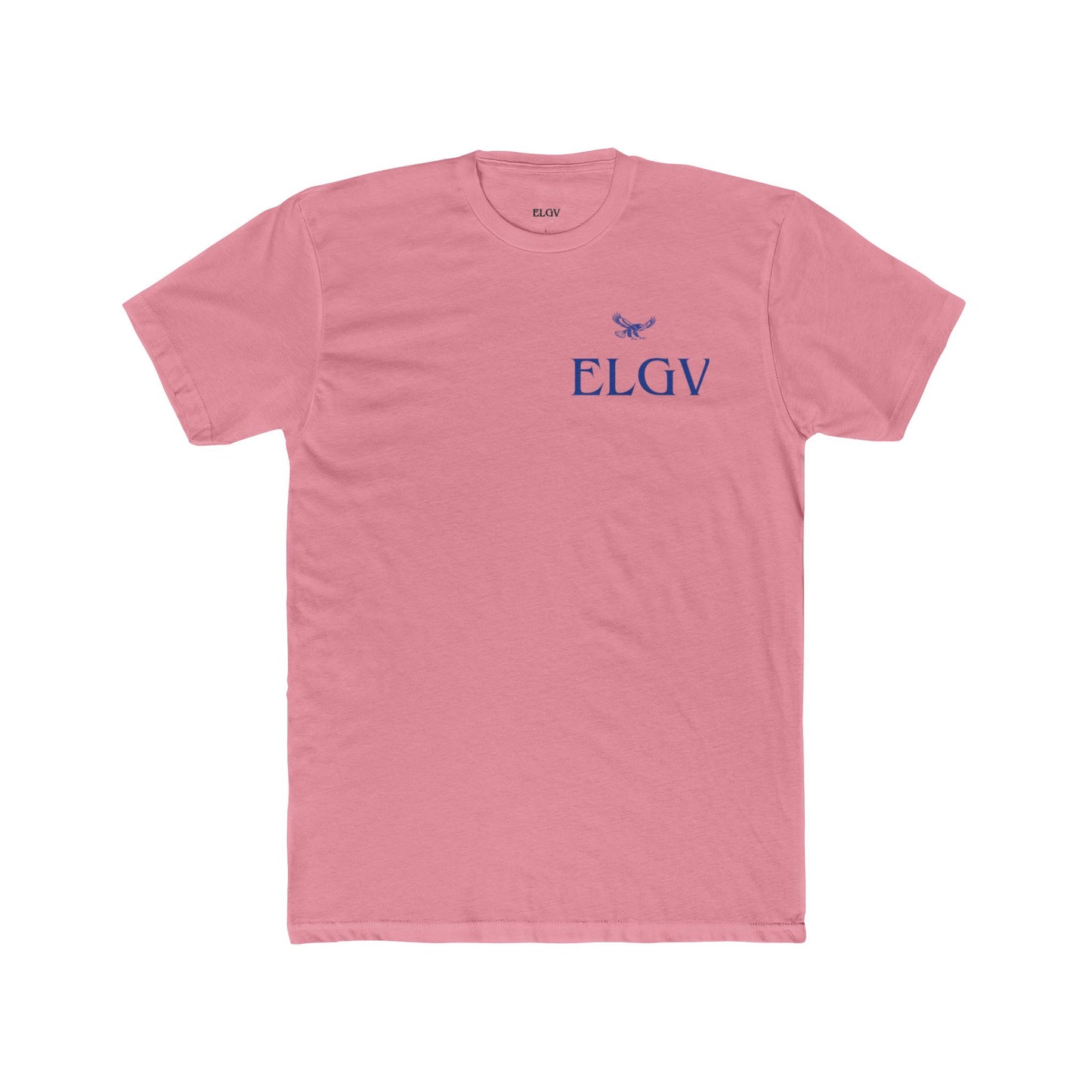 “Side ELGV logo blue” tee