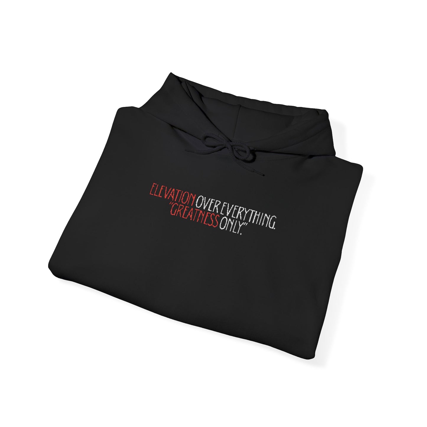 “Elevation over everything” hoodie