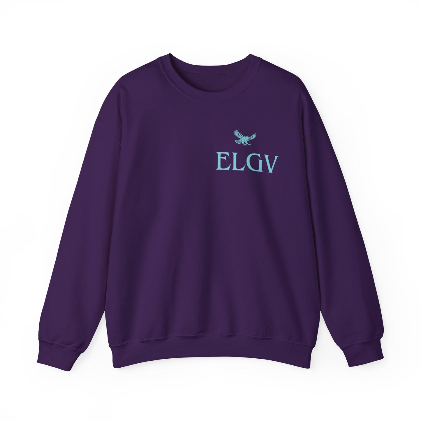 “Side ELGV logo aqua” sweatshirt