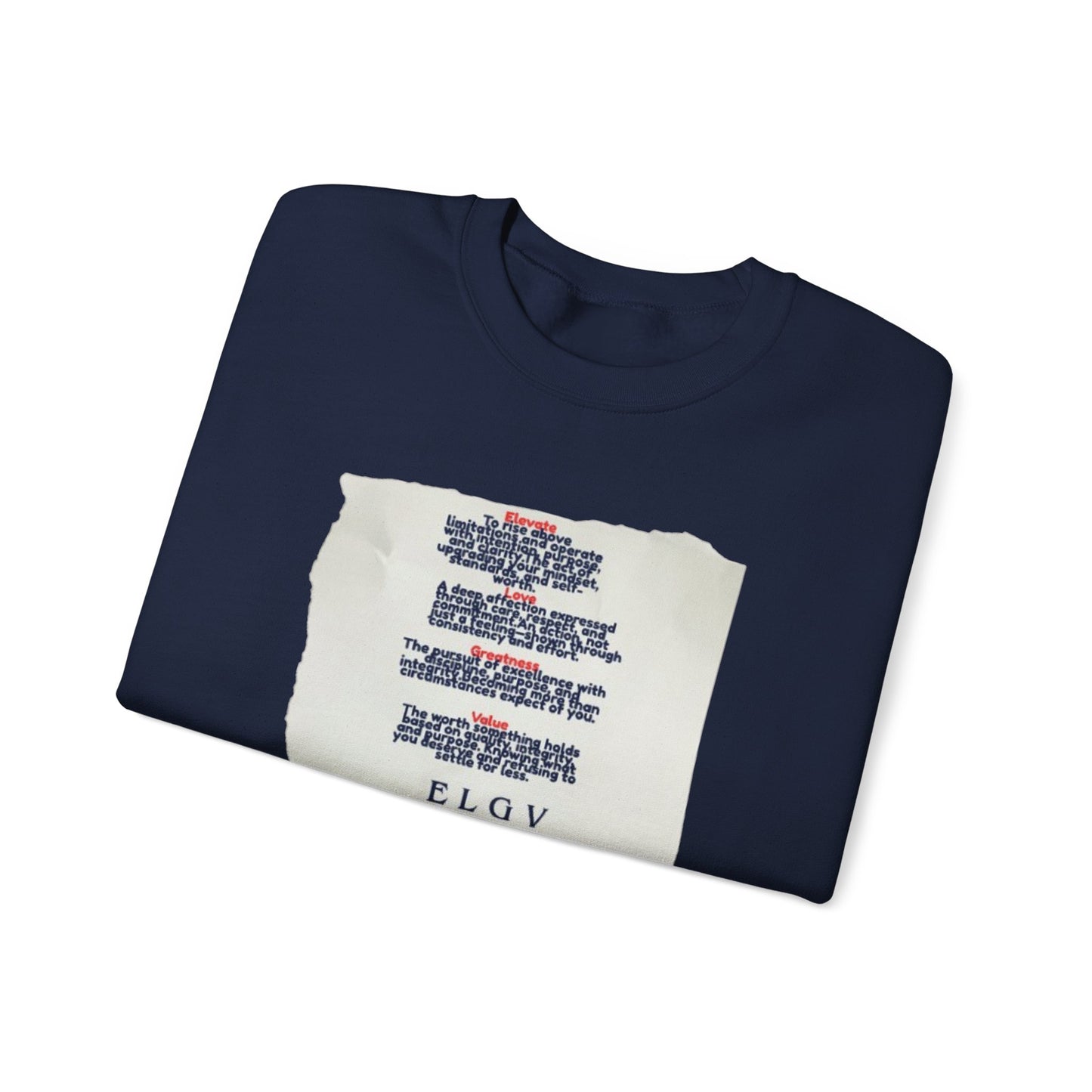 “The ELGV scripture” sweatshirt