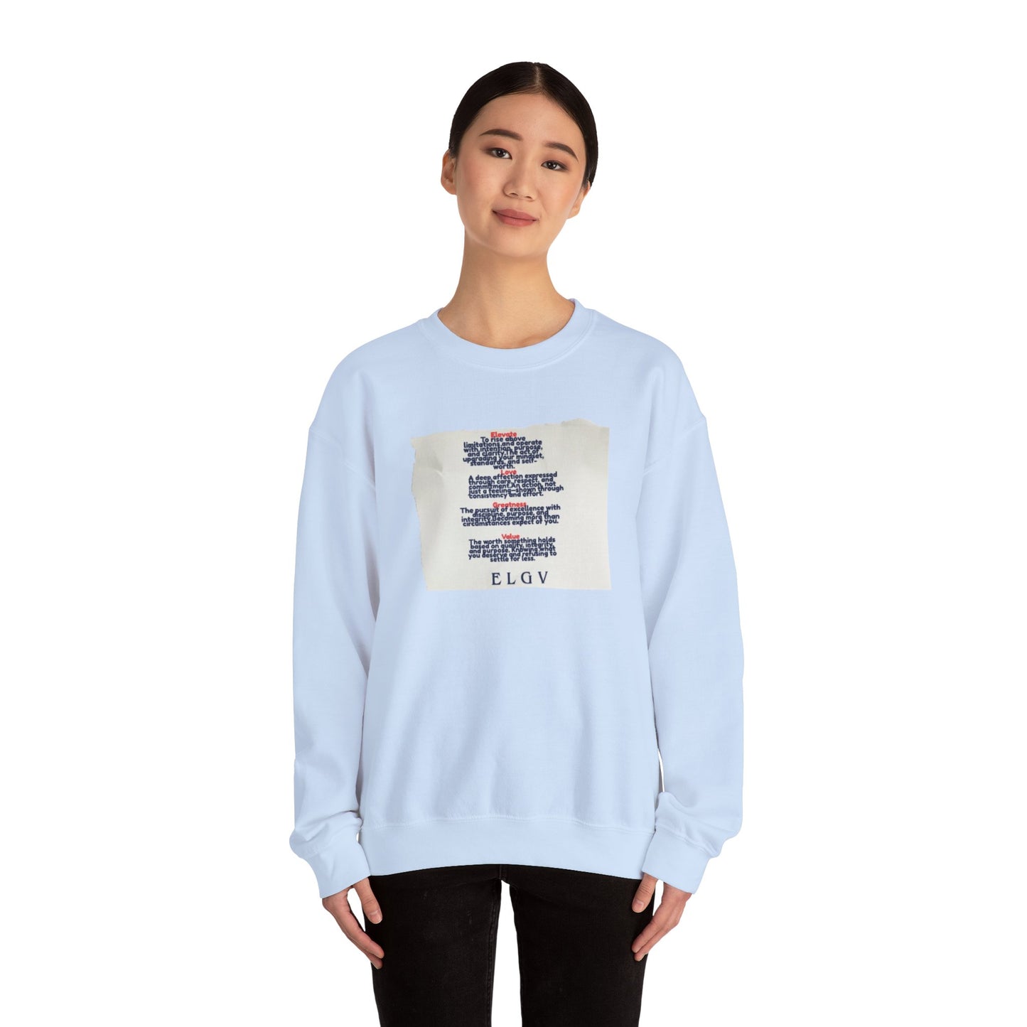 “The ELGV scripture” sweatshirt