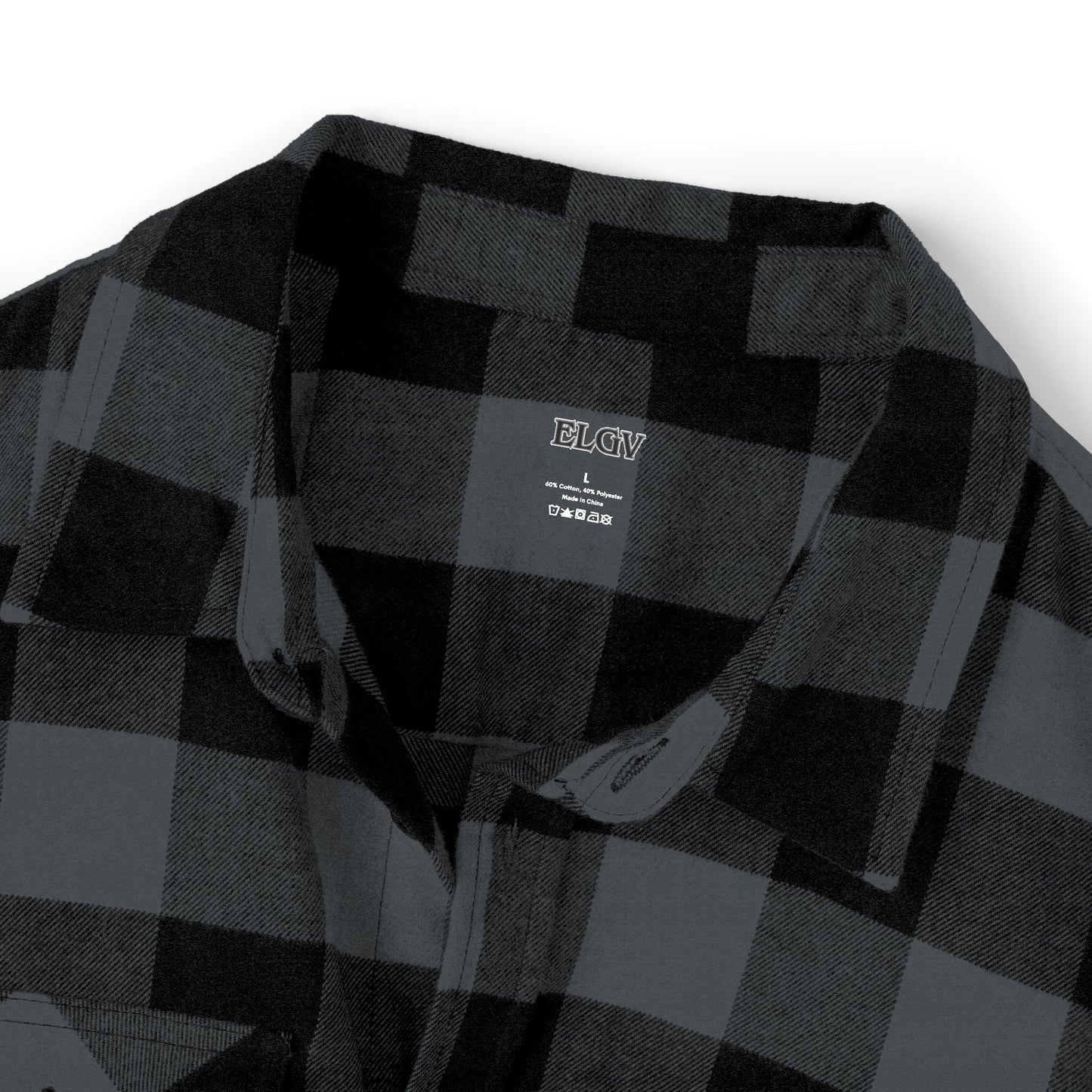 “Iron path olive” flannel