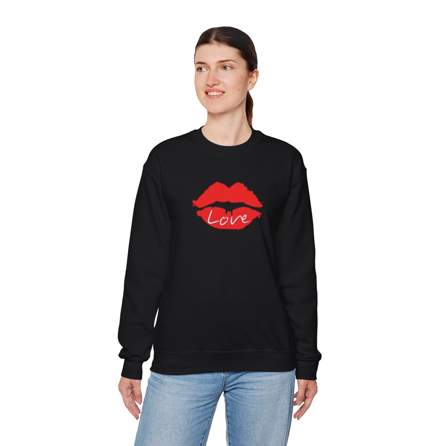 “Red kiss with love” sweatshirt