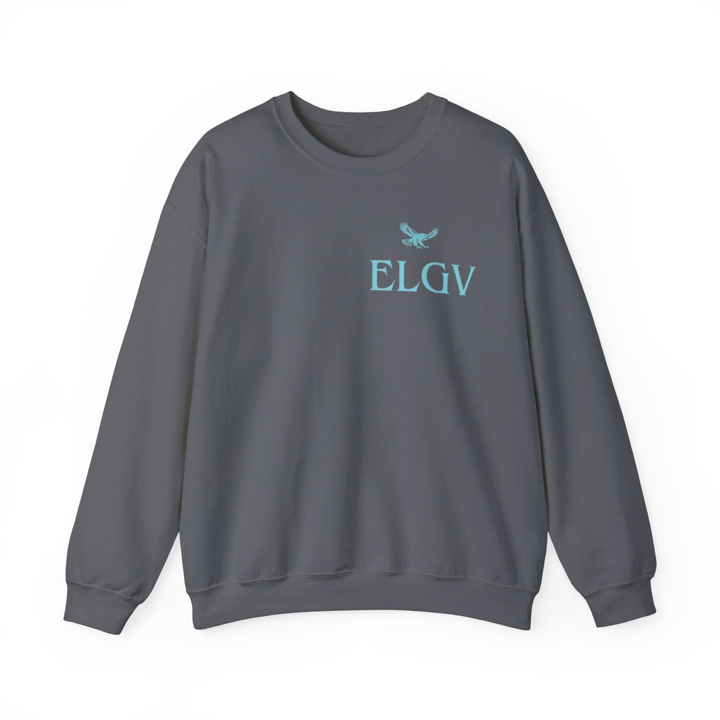 “Side ELGV logo aqua” sweatshirt