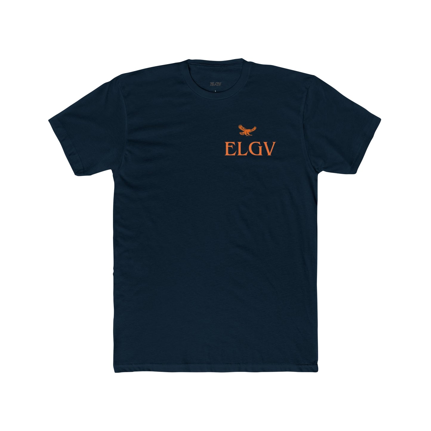 “Side ELGV logo orange” tee