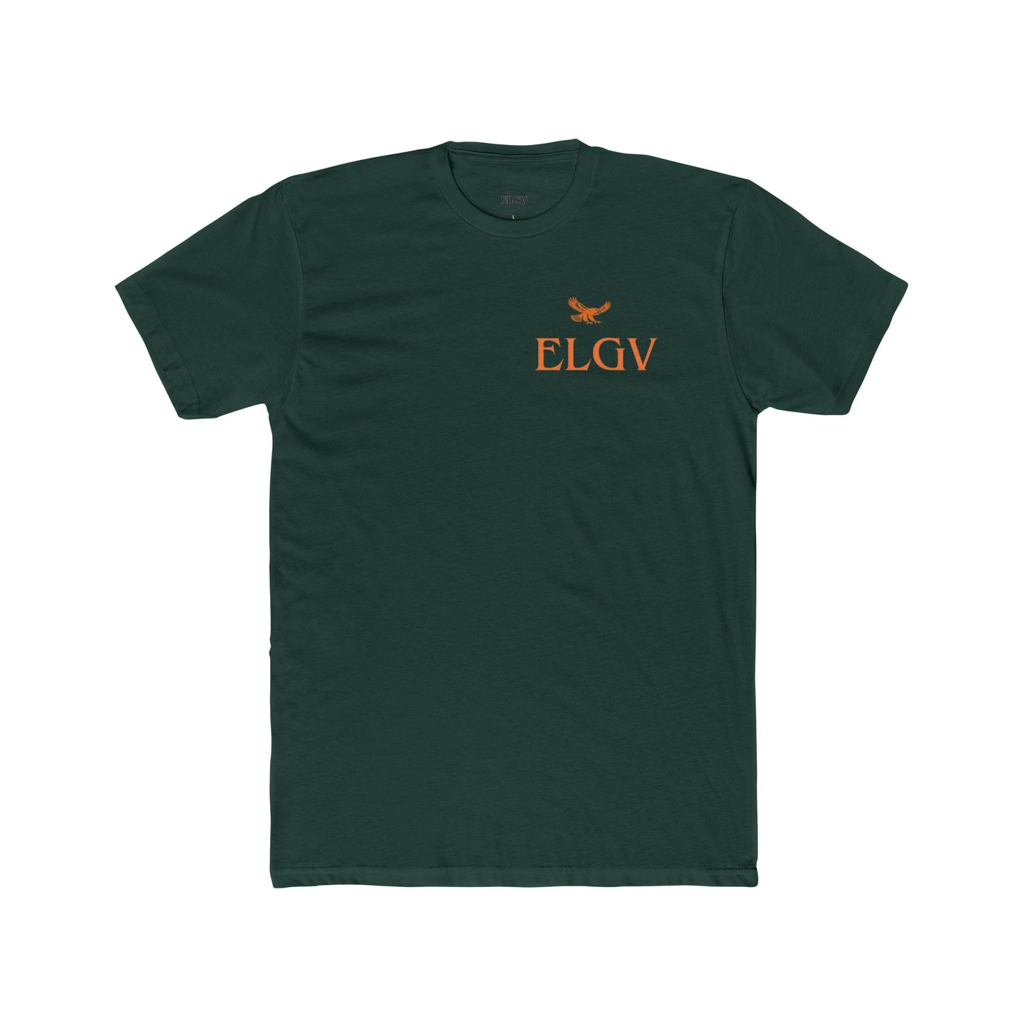 “Side ELGV logo orange” tee