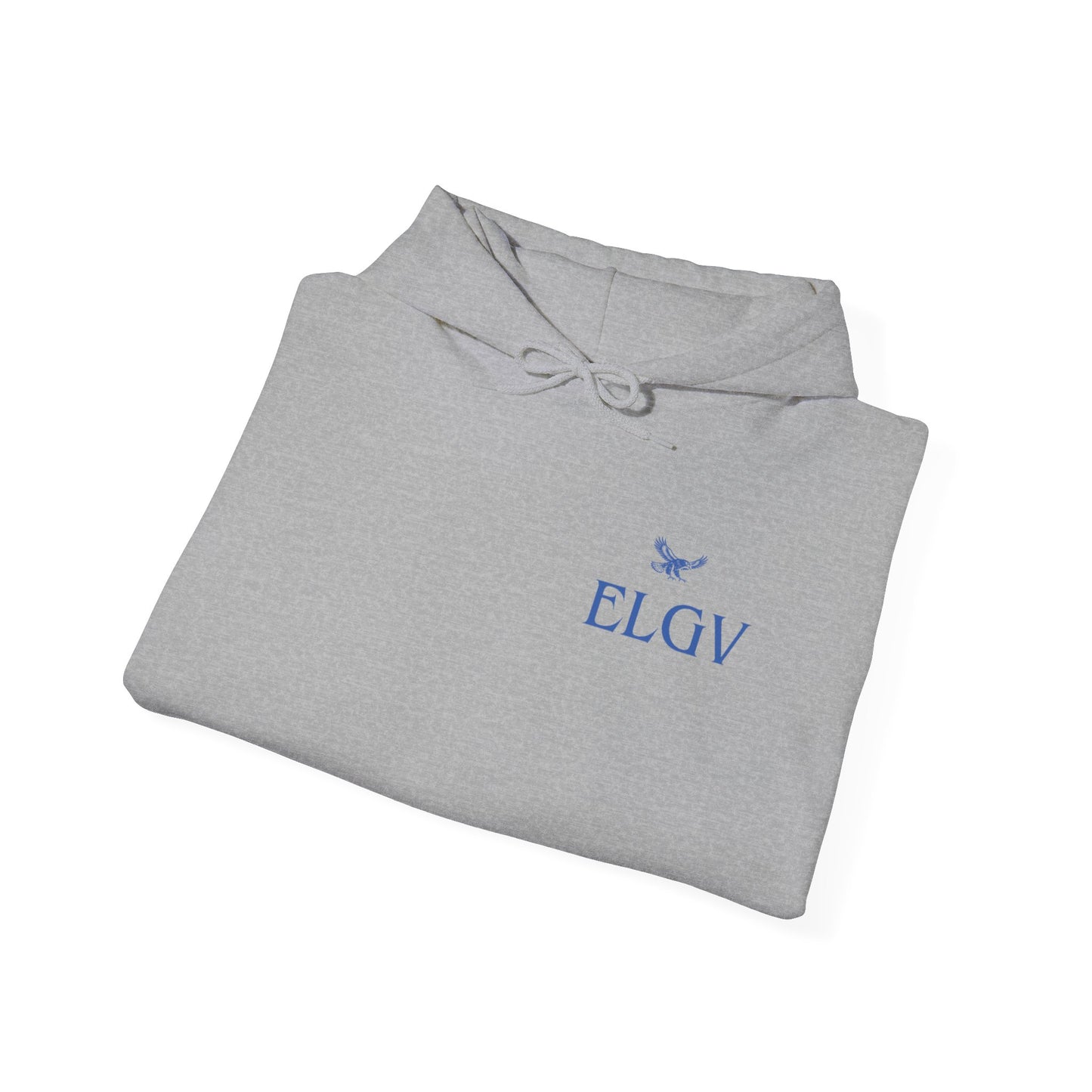 “Side ELGV logo blue” hoodie