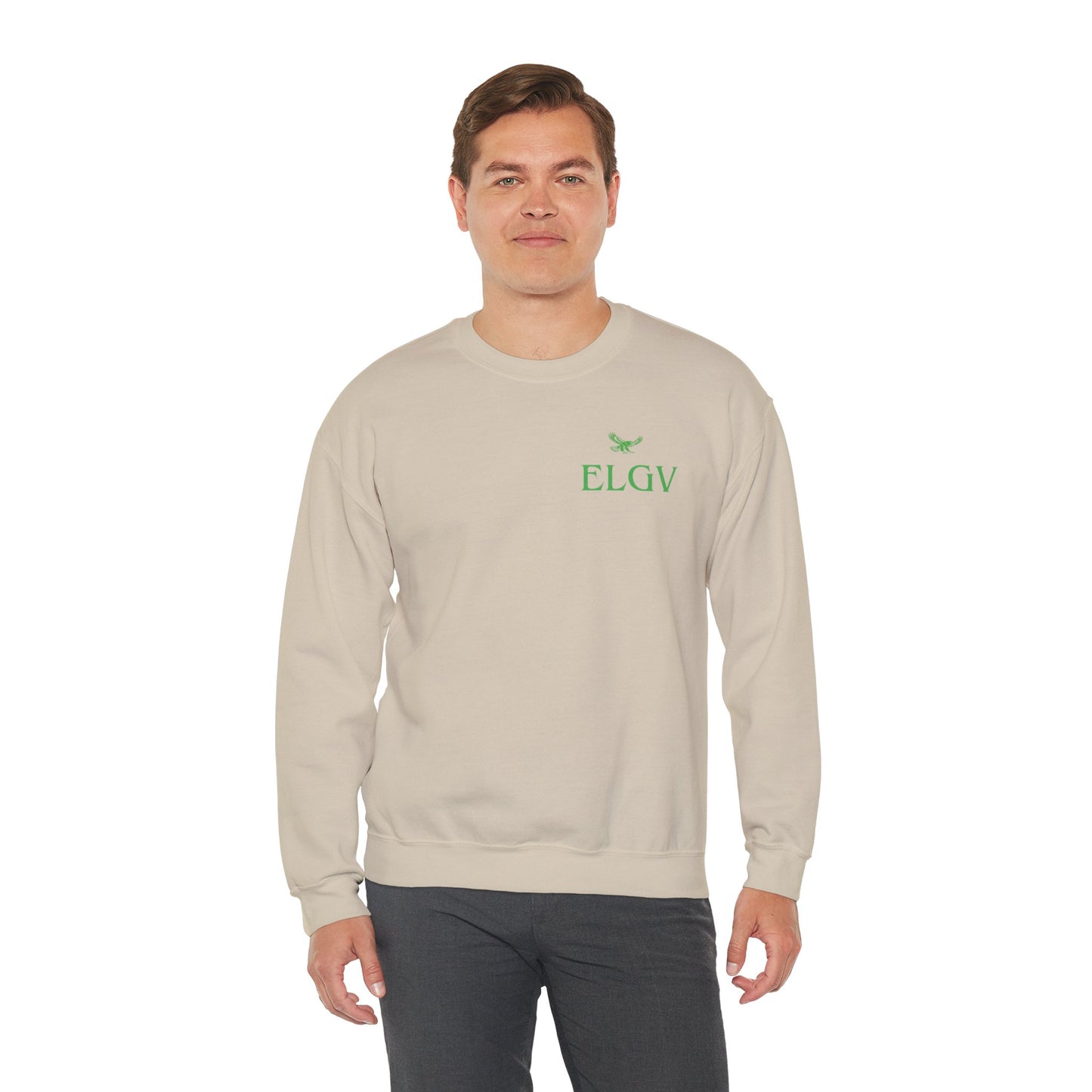 “Side ELGV logo green” sweatshirt