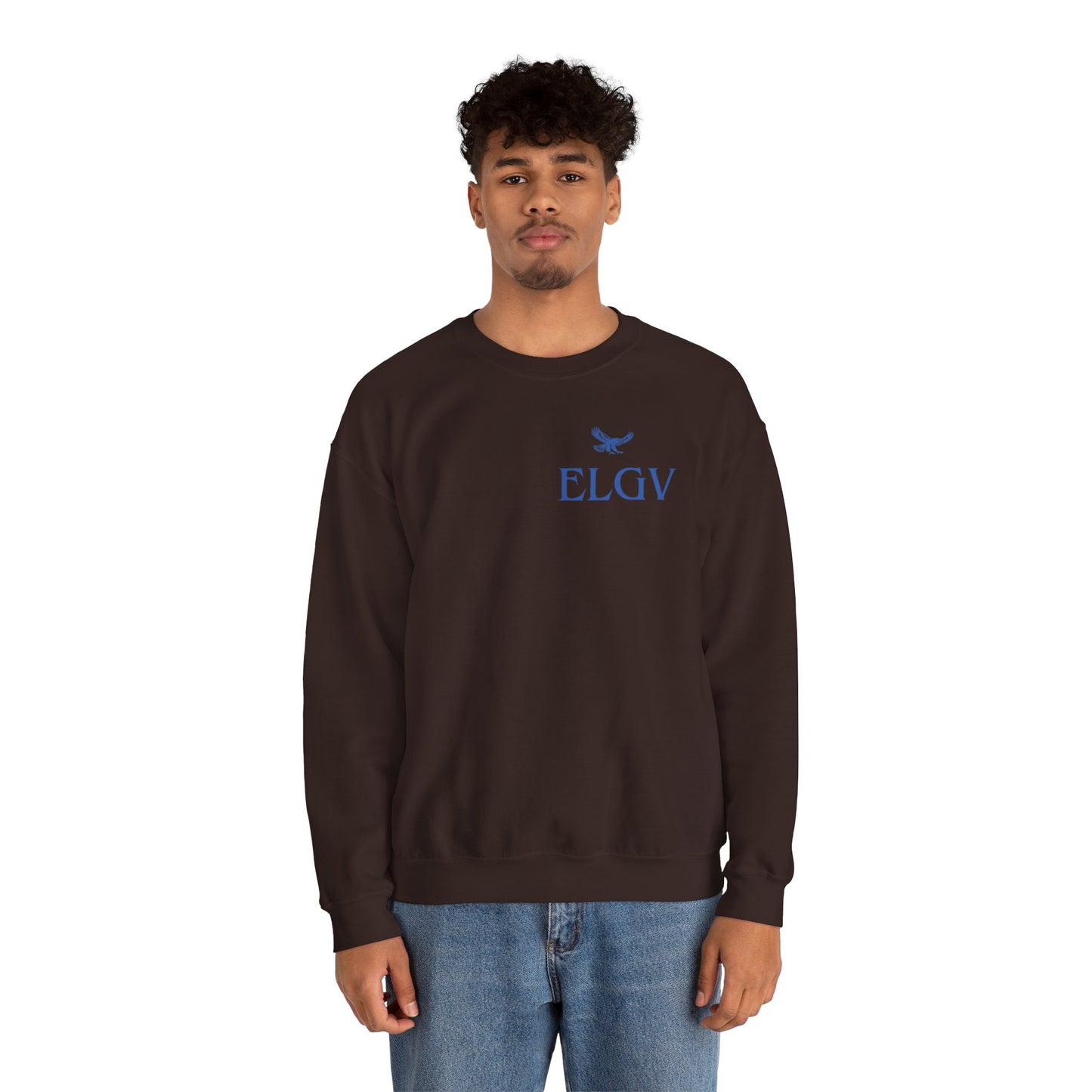 “Side ELGV logo blue” sweatshirt