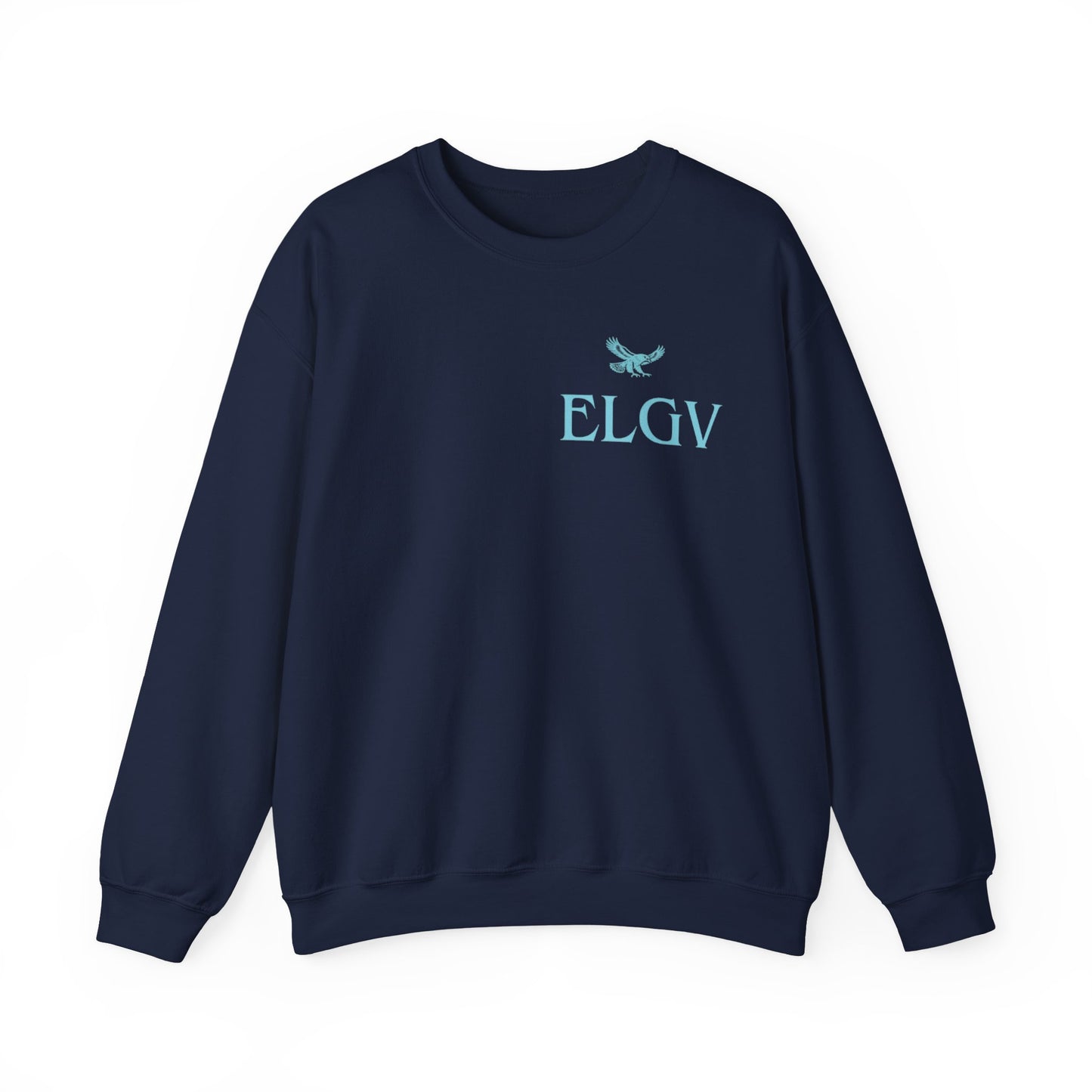 “Side ELGV logo aqua” sweatshirt