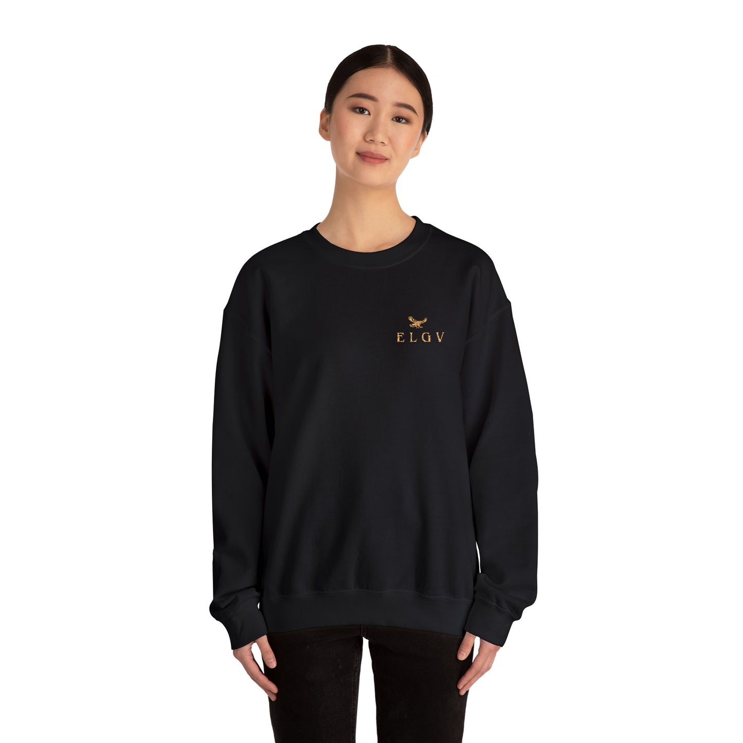 “Side ELGV logo gold, deluxe” sweatshirt