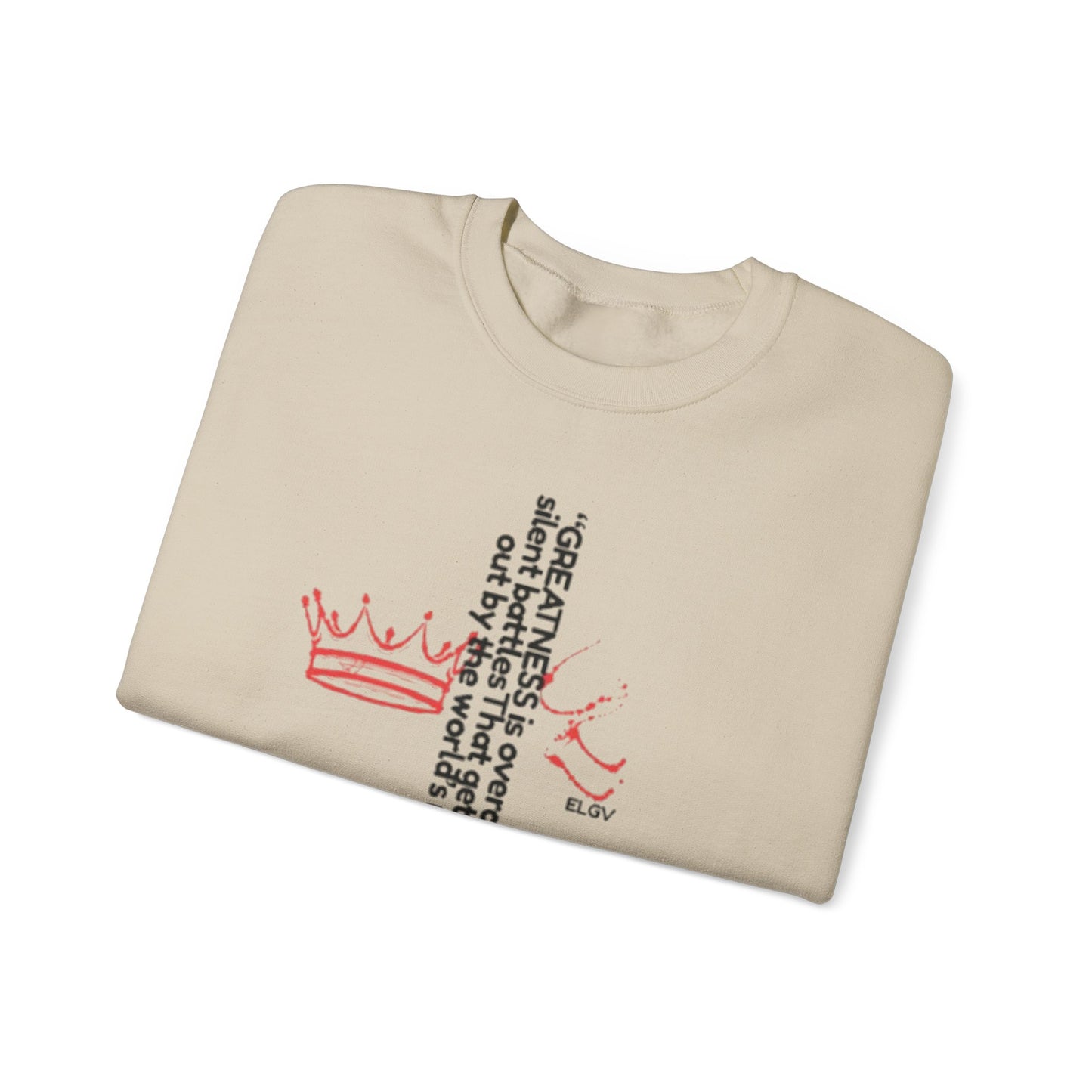“Silent battles, greater strength” sweatshirt