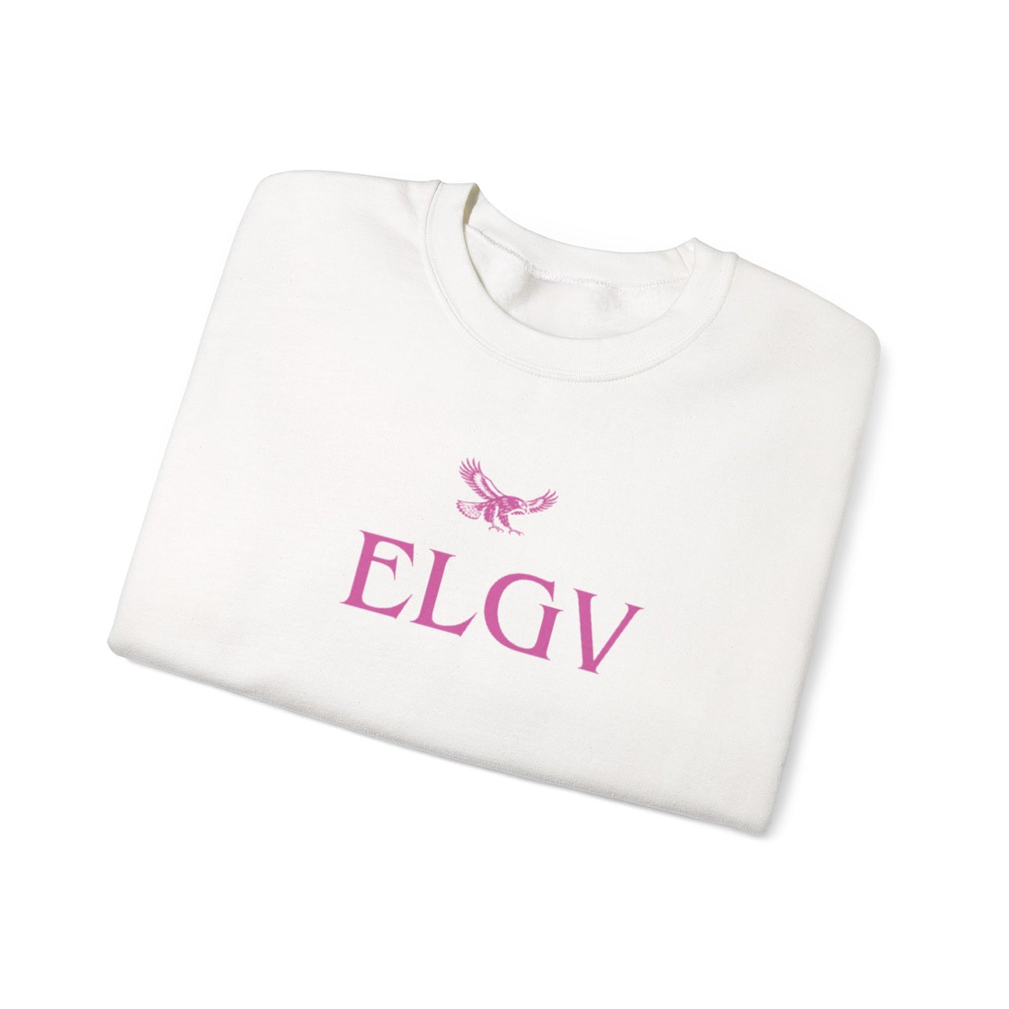 “Center ELGV logo pink” sweatshirt