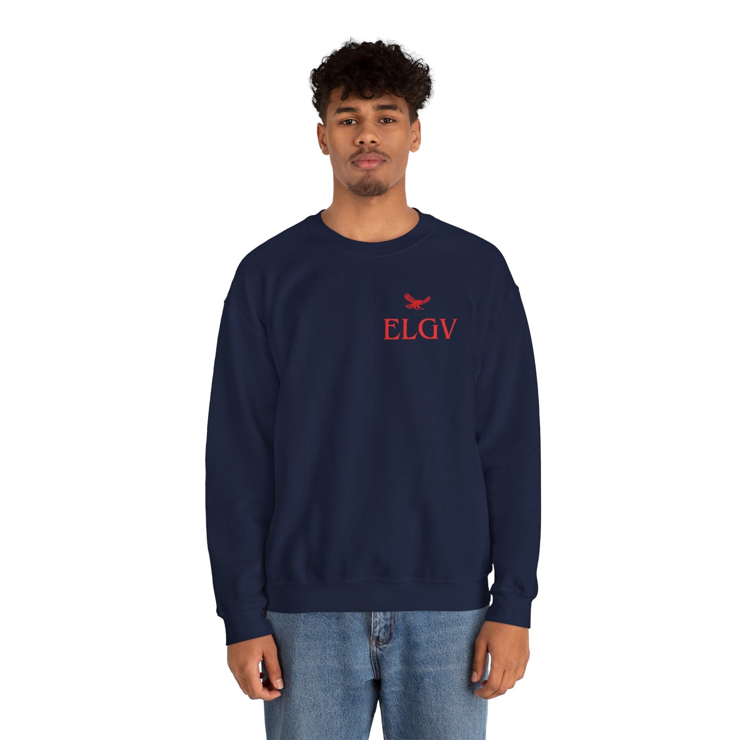 “Side ELGV logo red” sweatshirt