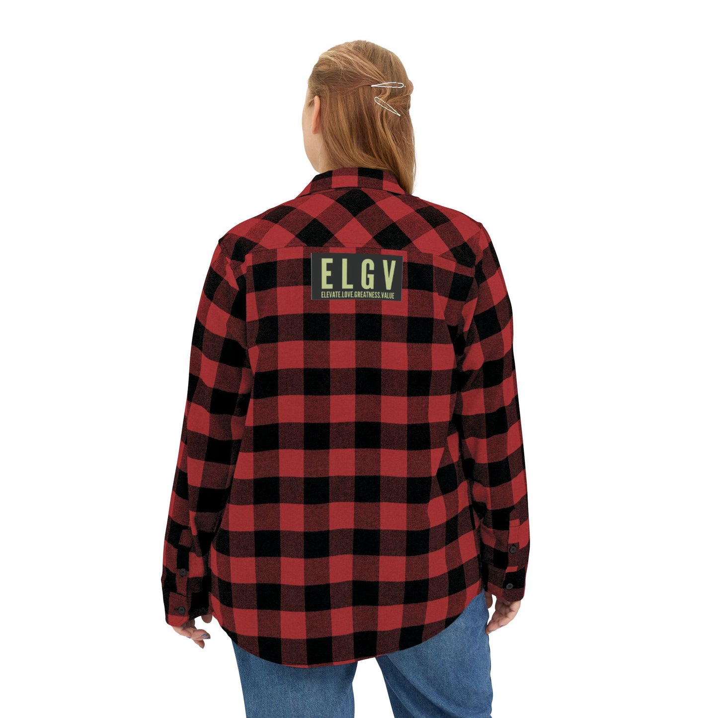 “Iron path olive” flannel