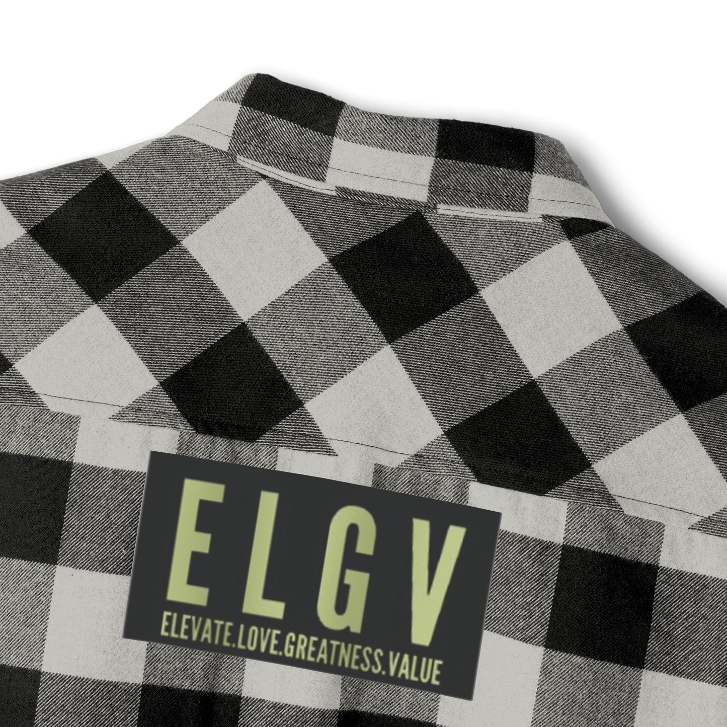 “Iron path olive” flannel