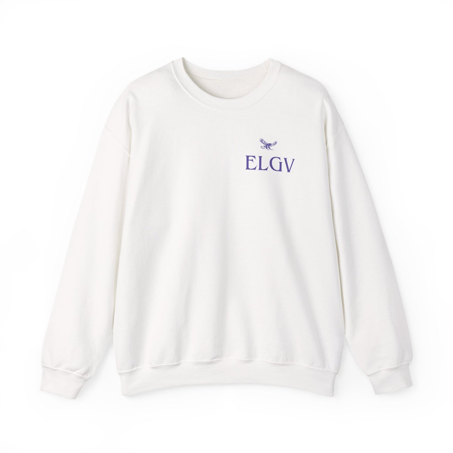 “Side ELGV logo prple” sweatshirt