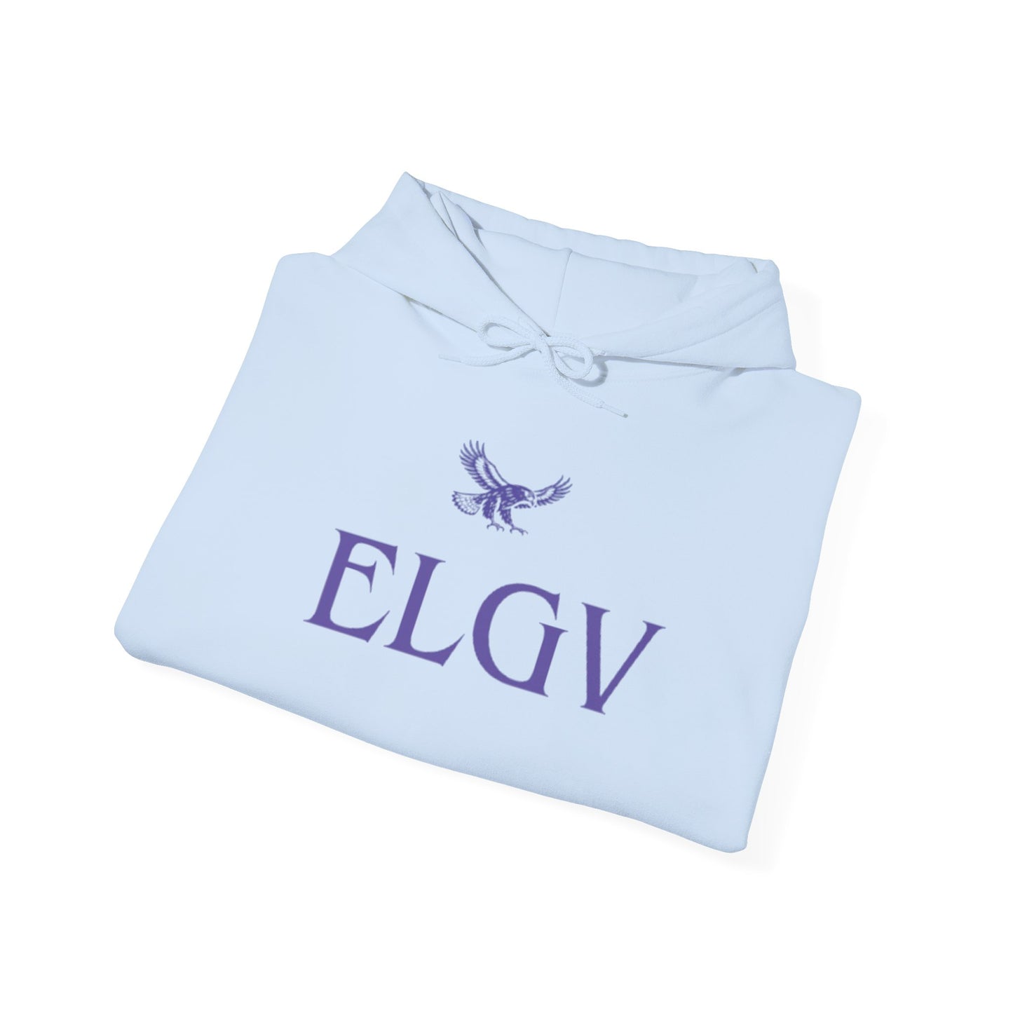 “Center ELGV logo purple” sweatshirt