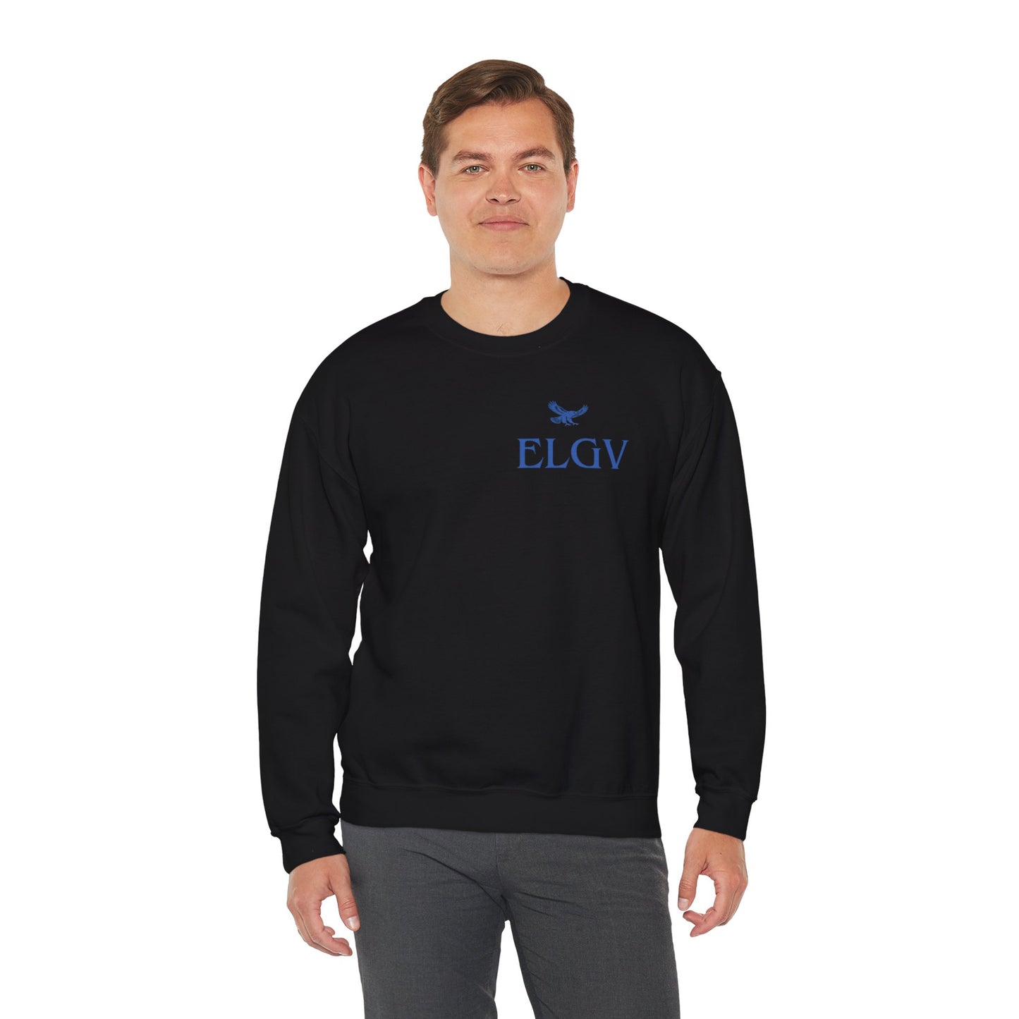 “Side ELGV logo blue” sweatshirt