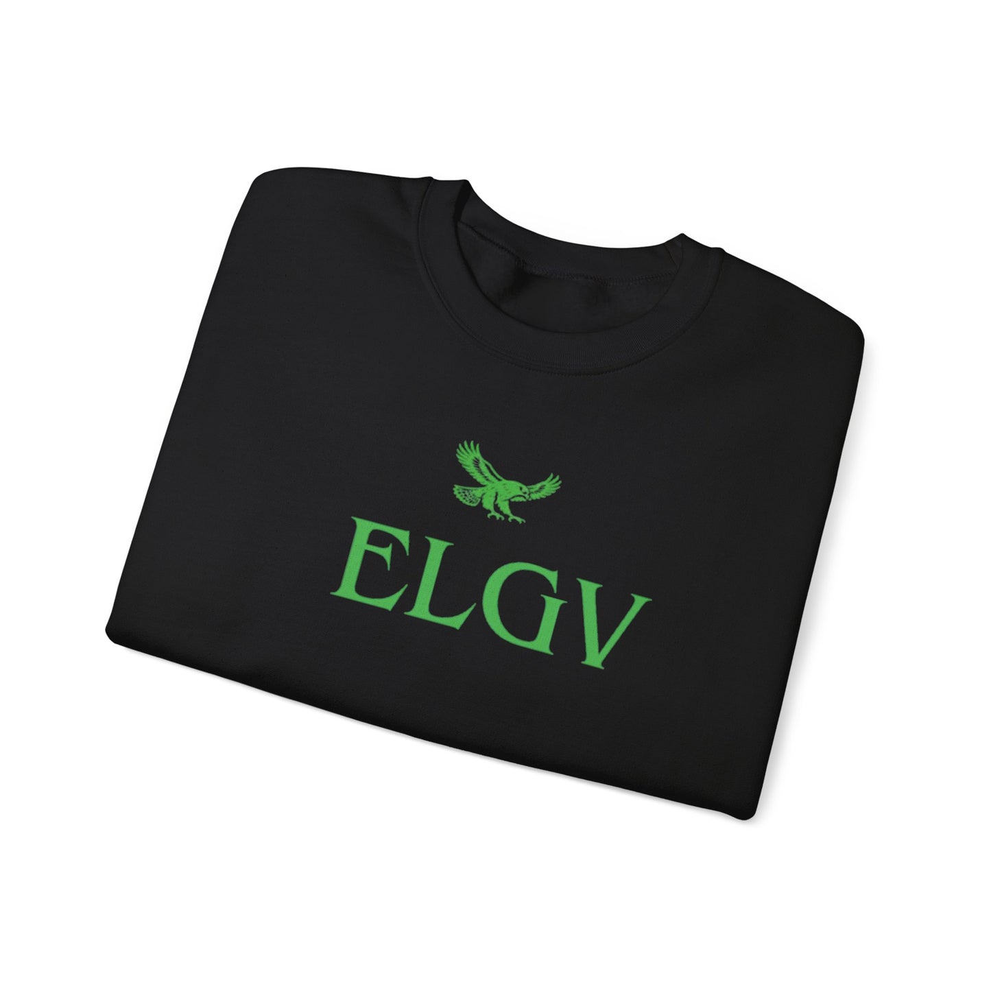 “Center ELGV logo green” sweatshirt