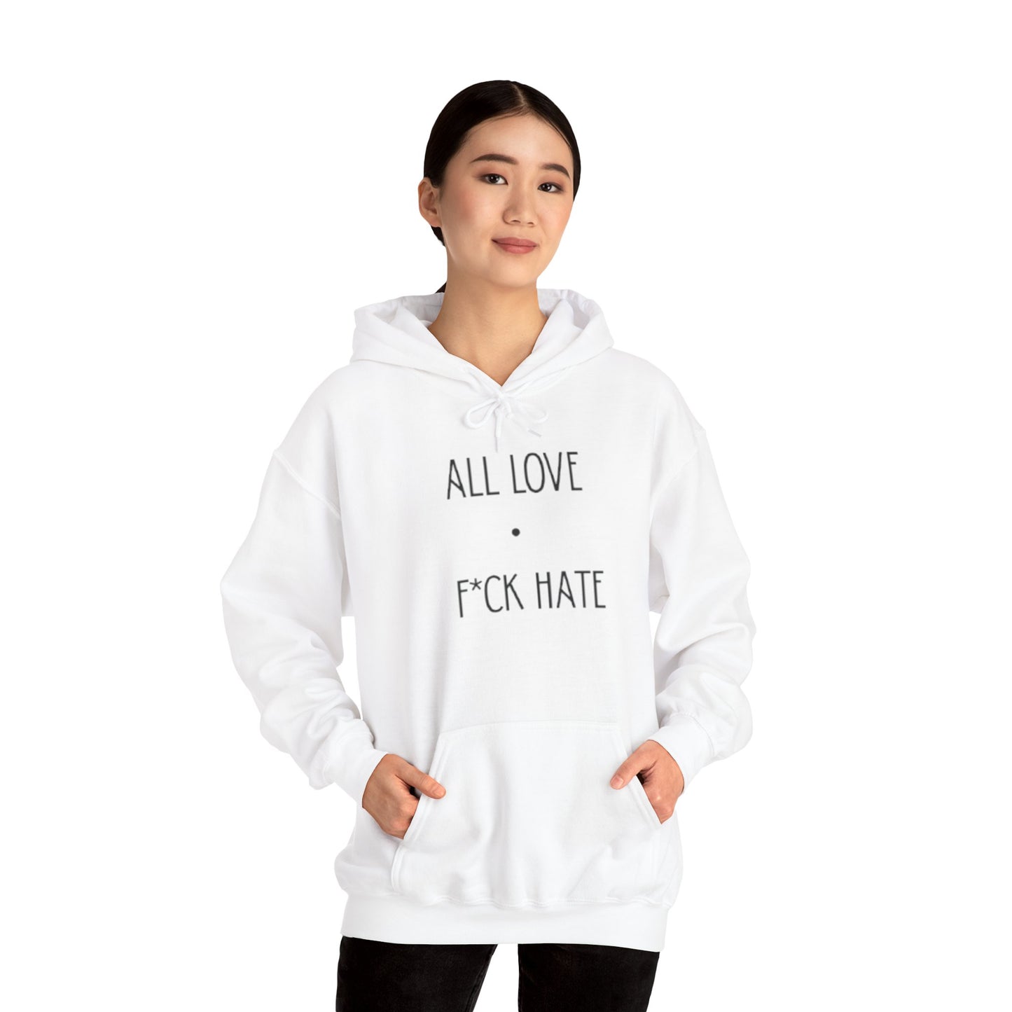 “F*ck hate” hoodie