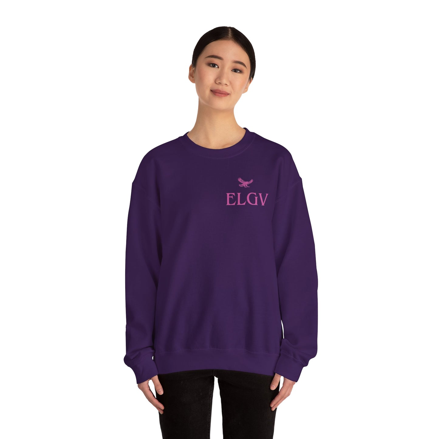 “Side ELGV logo pink” sweatshirt