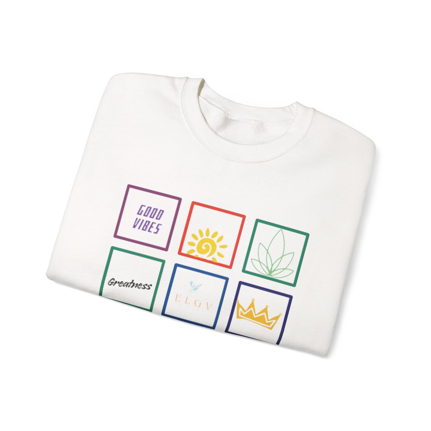 “Grid of values, next level” sweatshirt