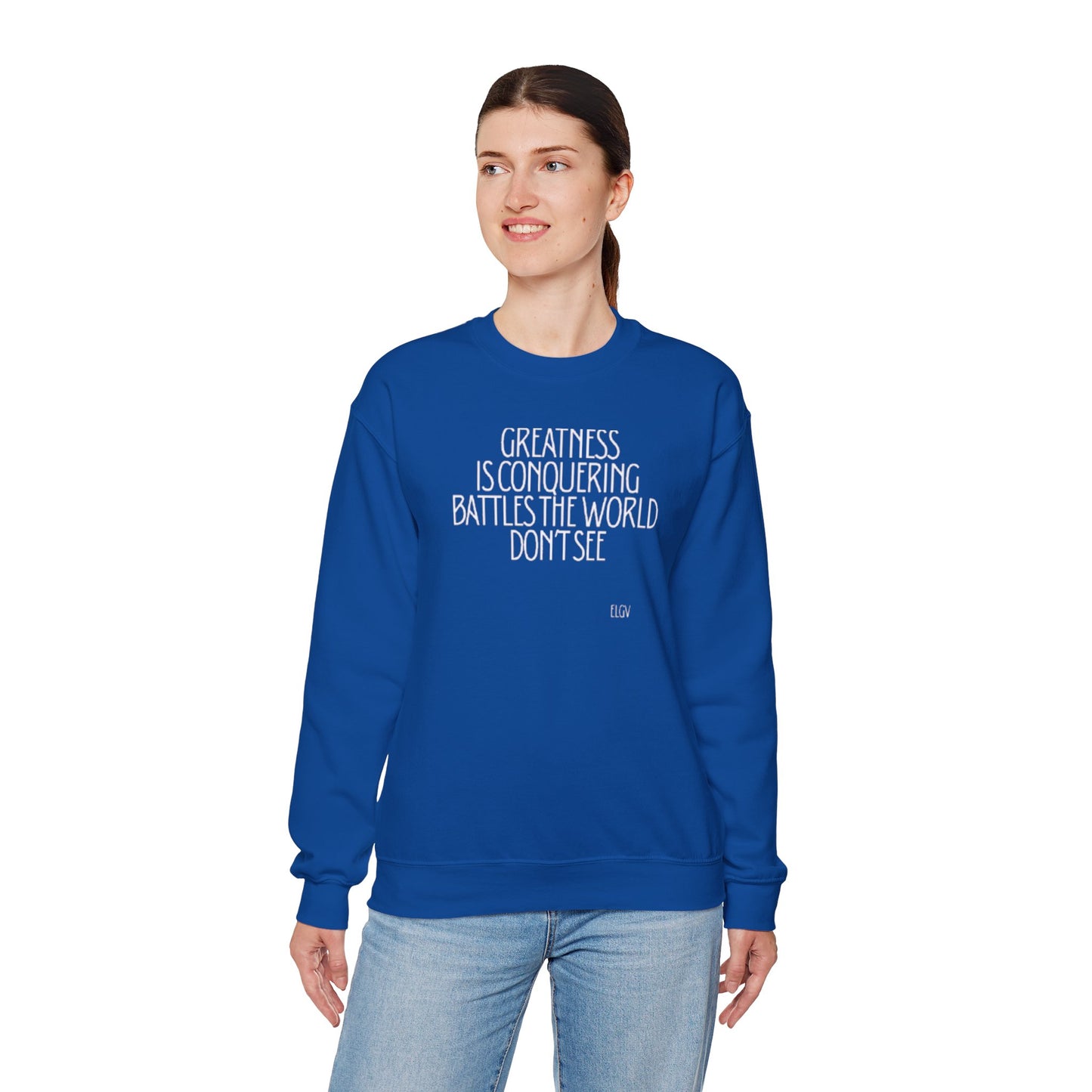“Conquering battles” sweatshirt