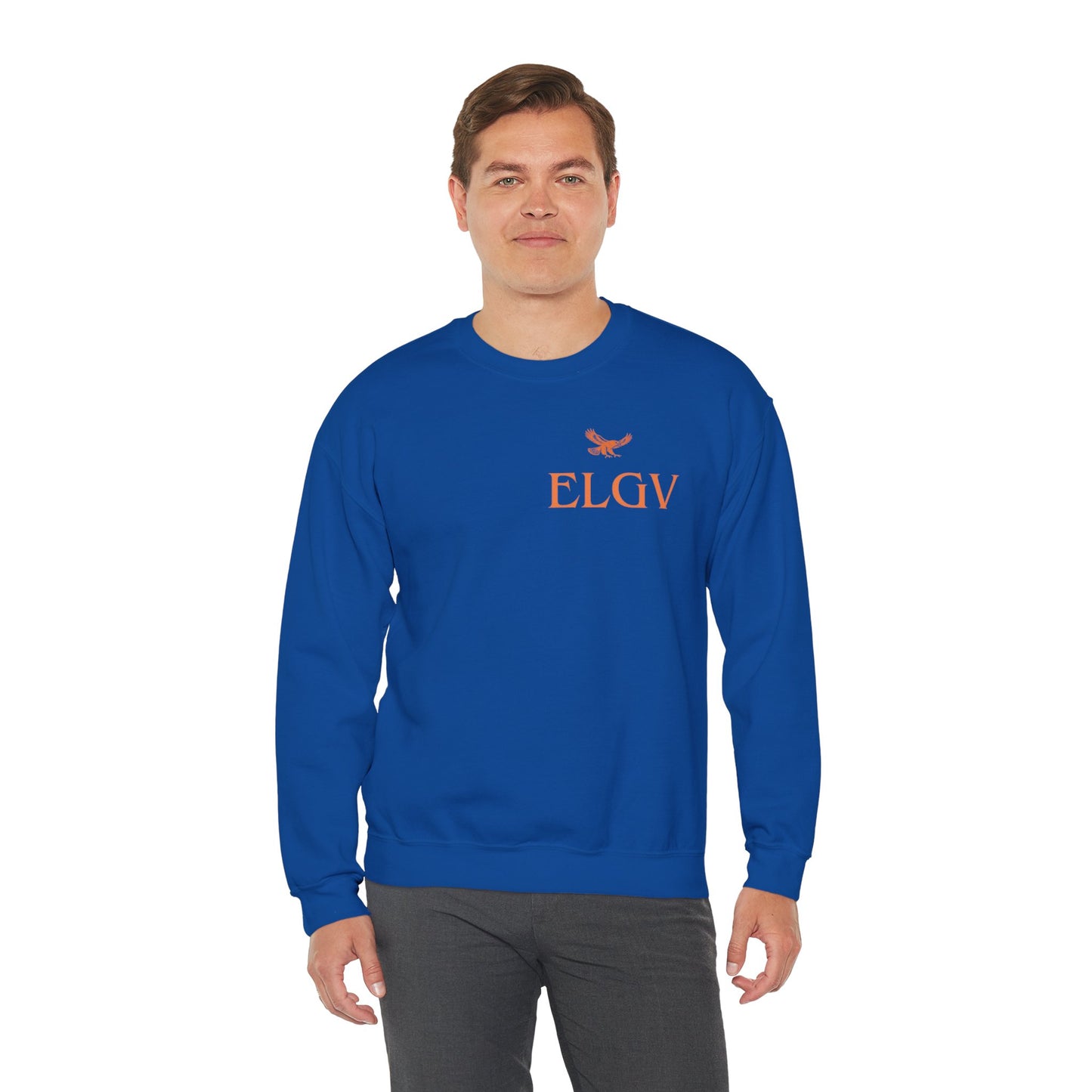 “Side ELGV logo orange” sweatshirt