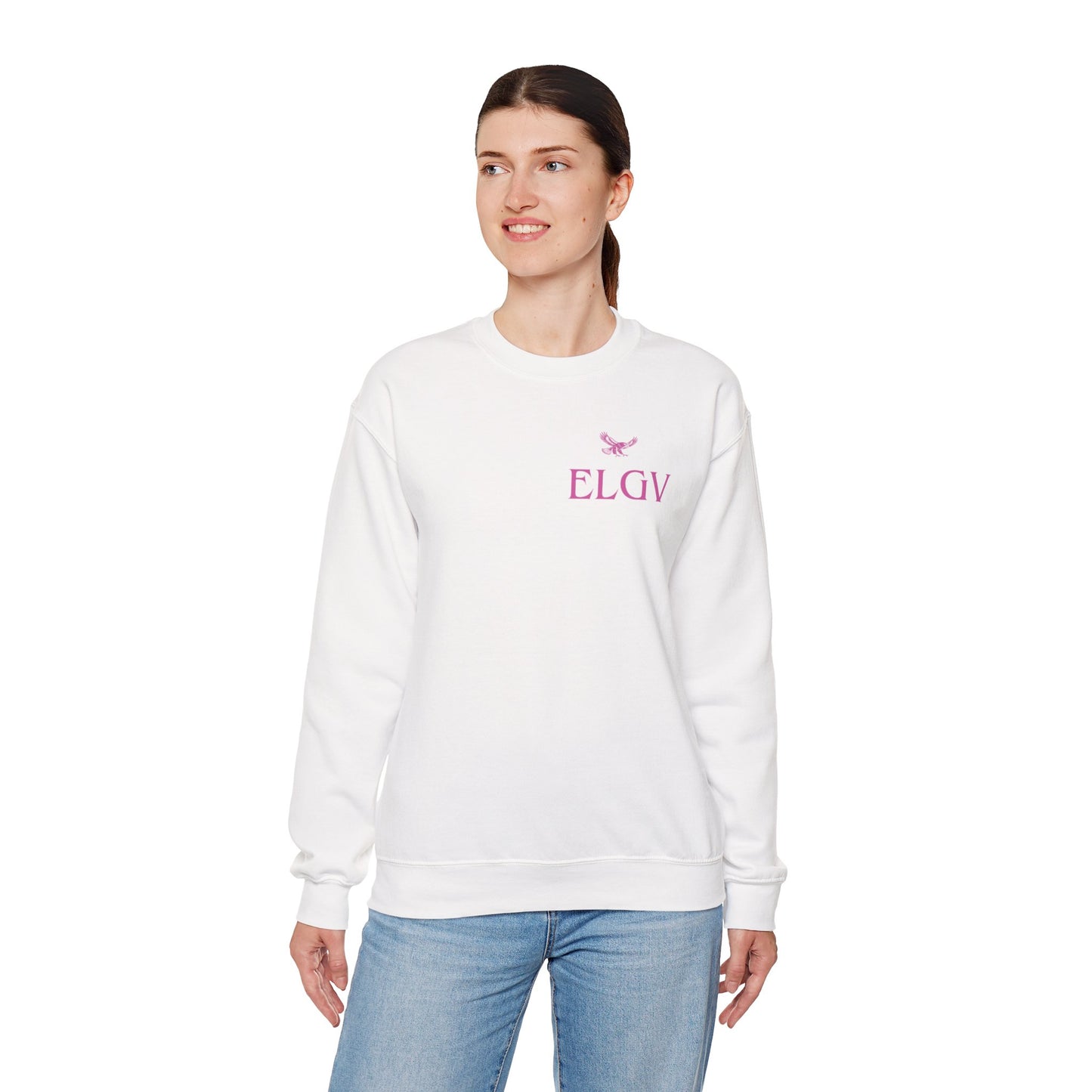 “Side ELGV logo pink” sweatshirt