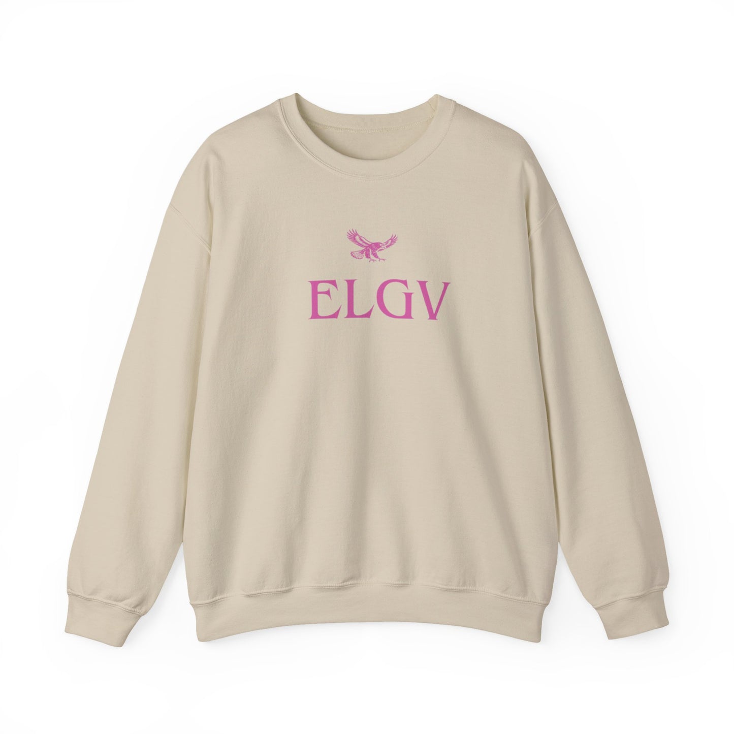 “Center ELGV logo pink” sweatshirt