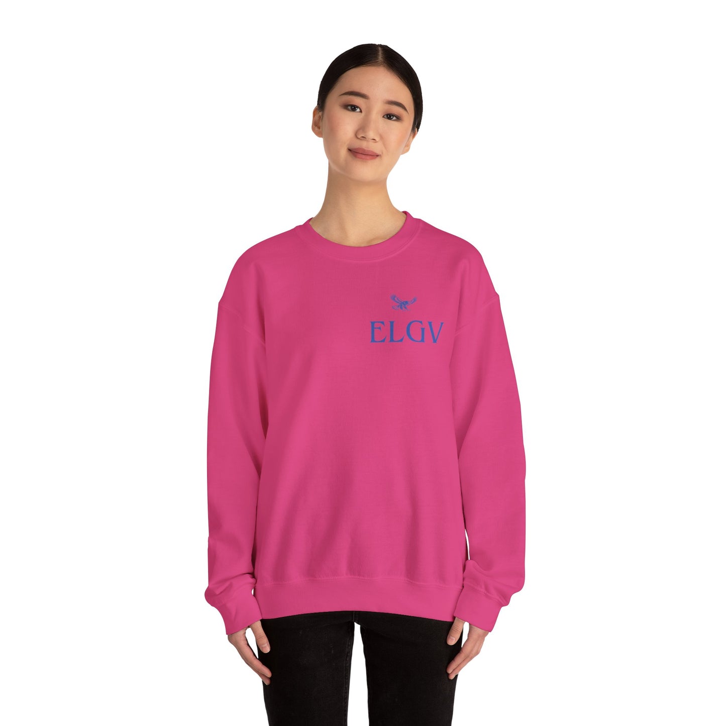 “Side ELGV logo blue” sweatshirt