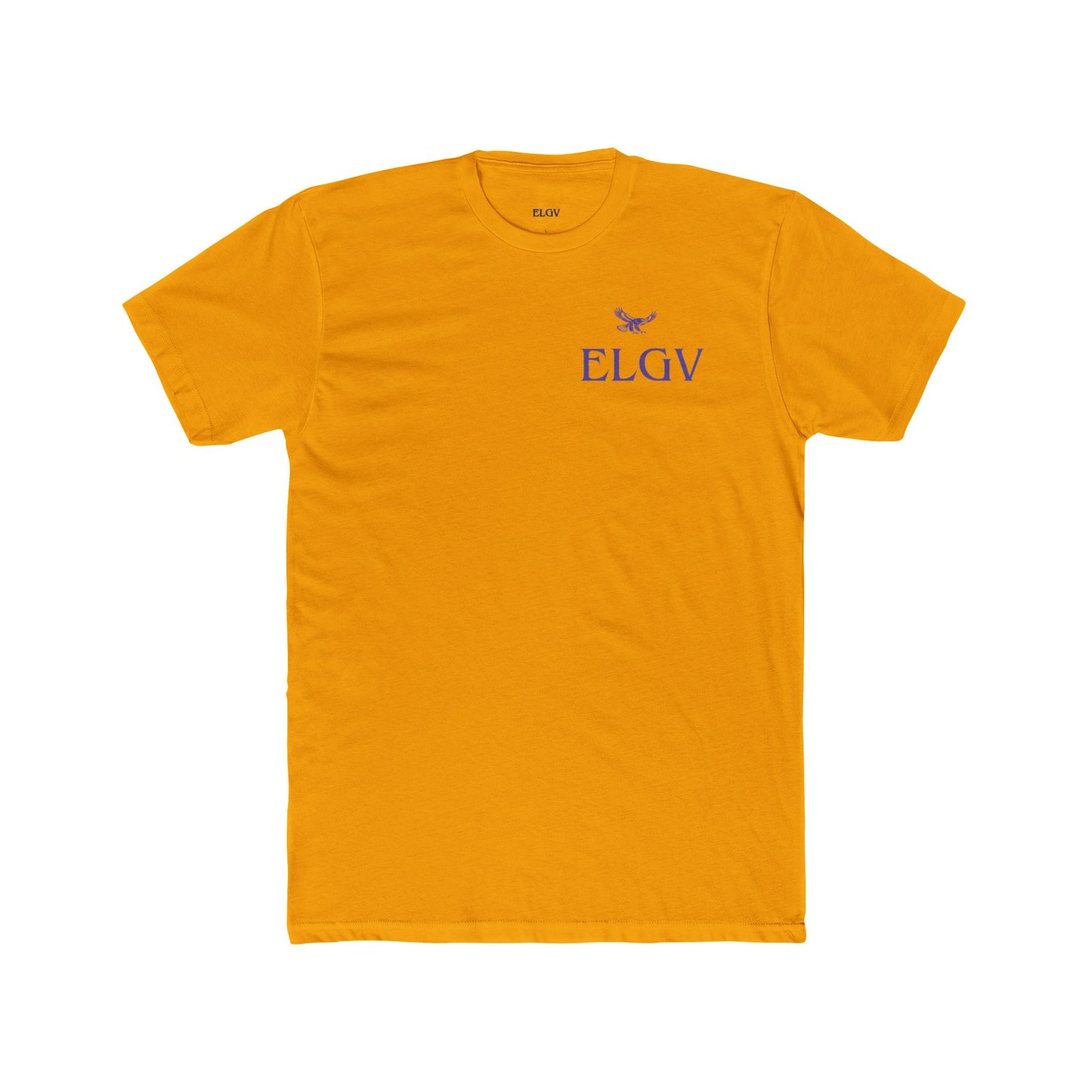 “Side ELGV logo prple” tee
