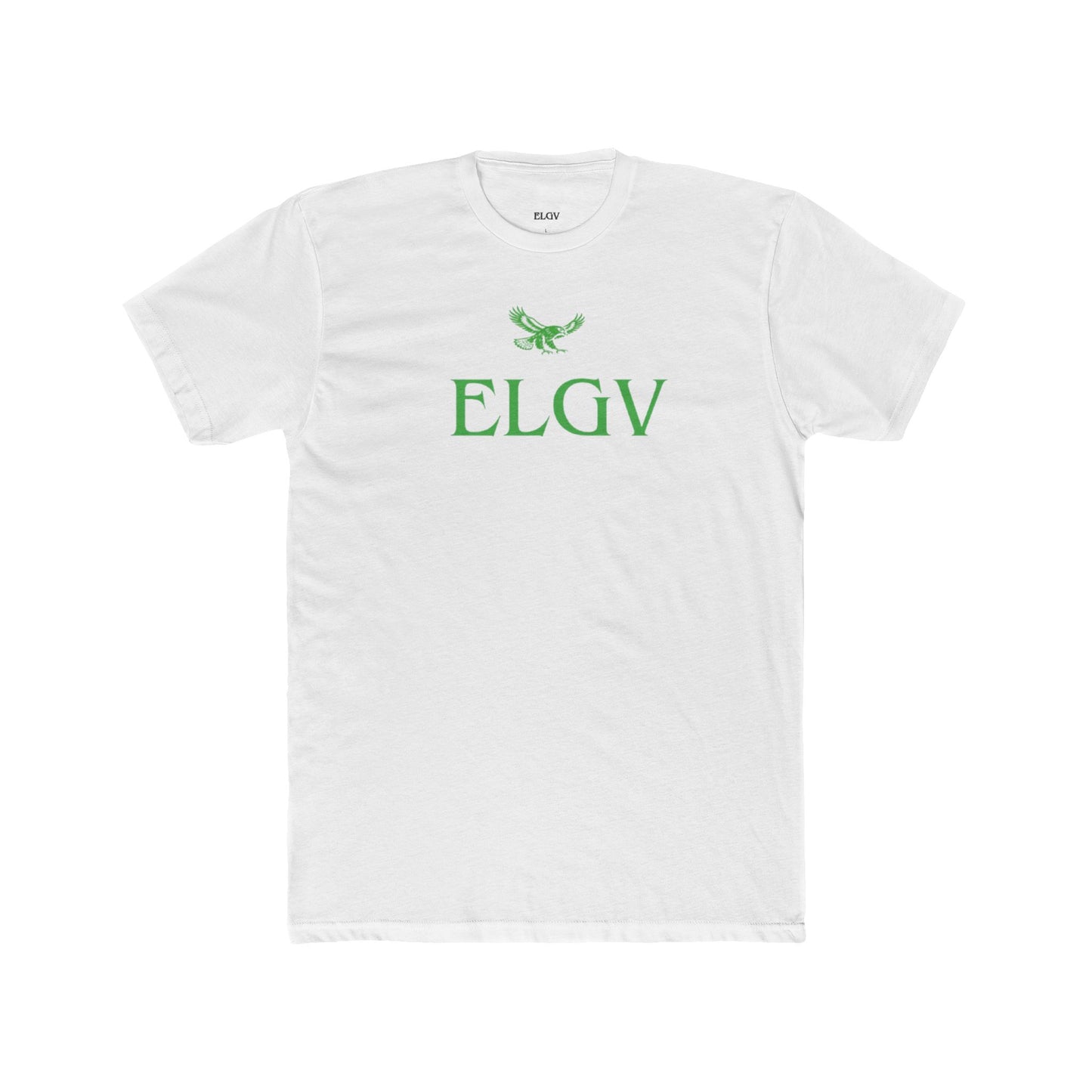 “Center ELGV logo green” tee