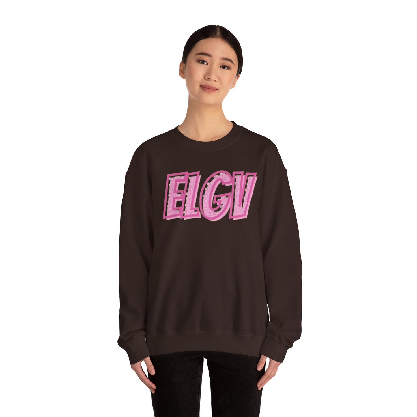“Pink letter effect” sweatshirt