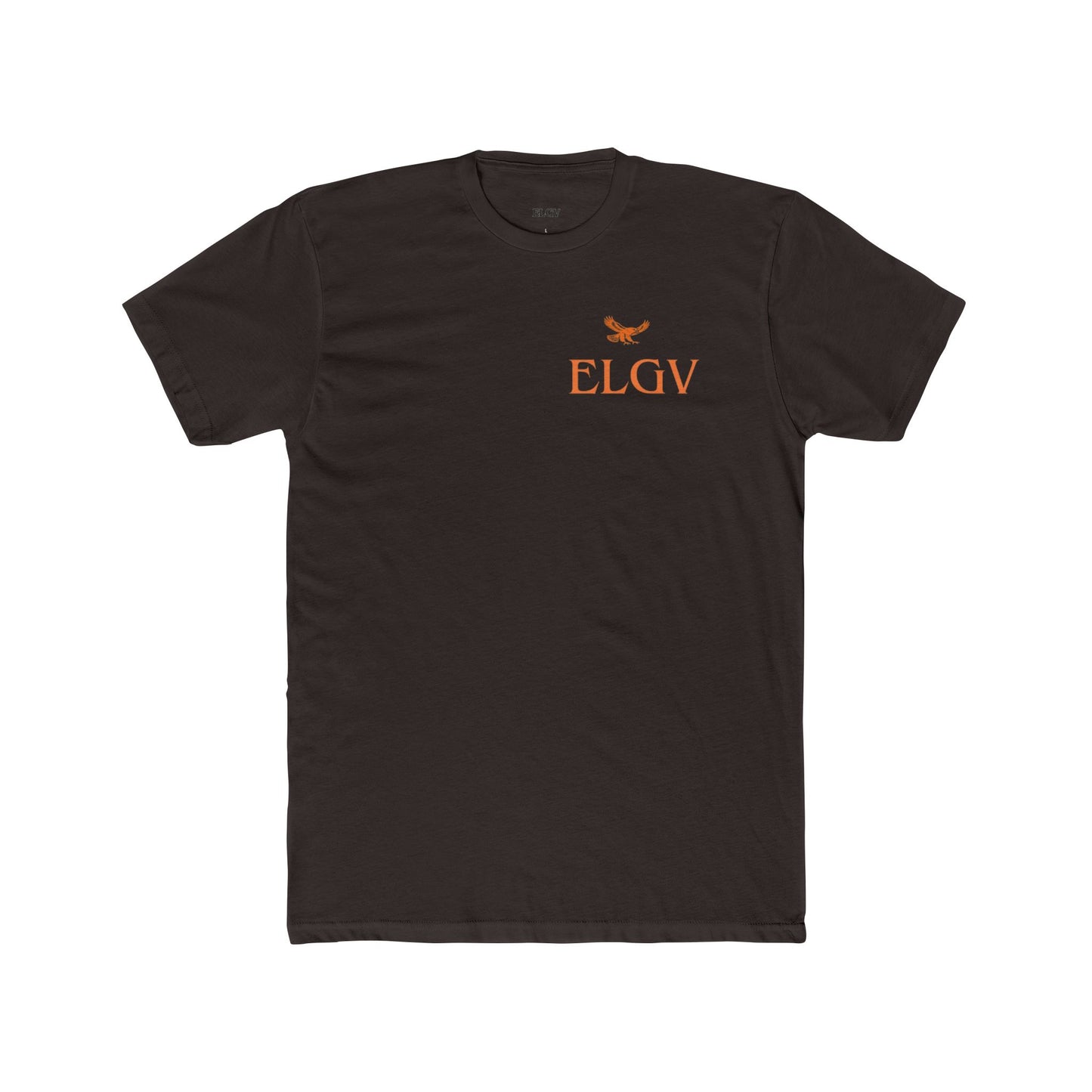 “Side ELGV logo orange” tee