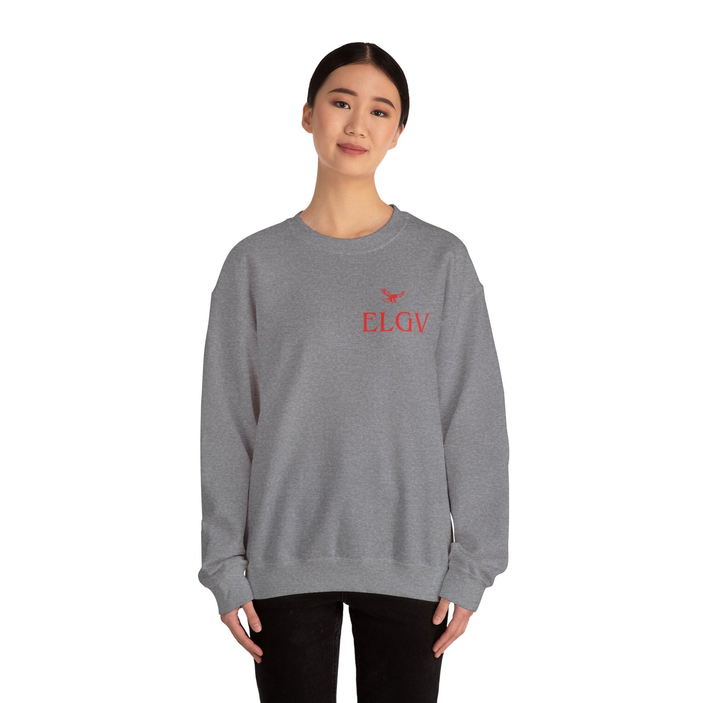 “Side ELGV logo red” sweatshirt