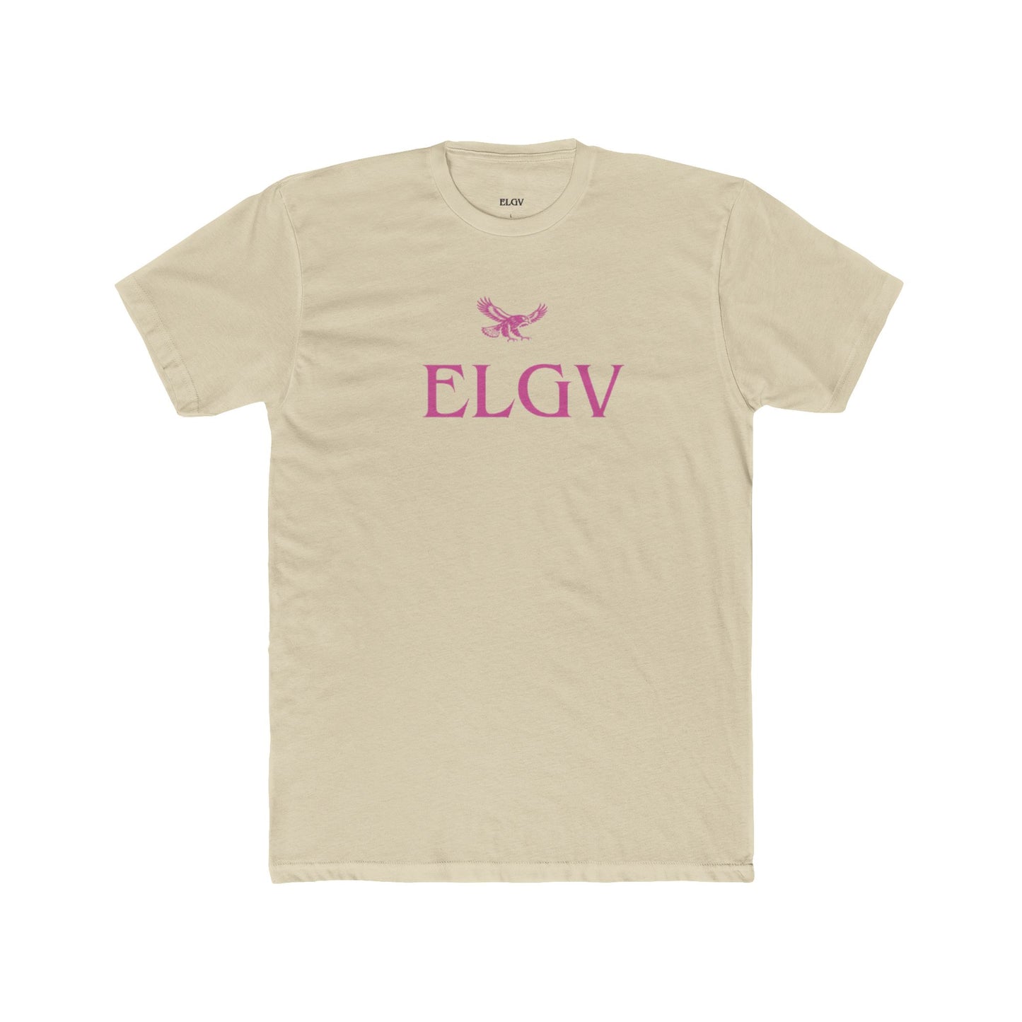 “Center ELGV logo pink” tee