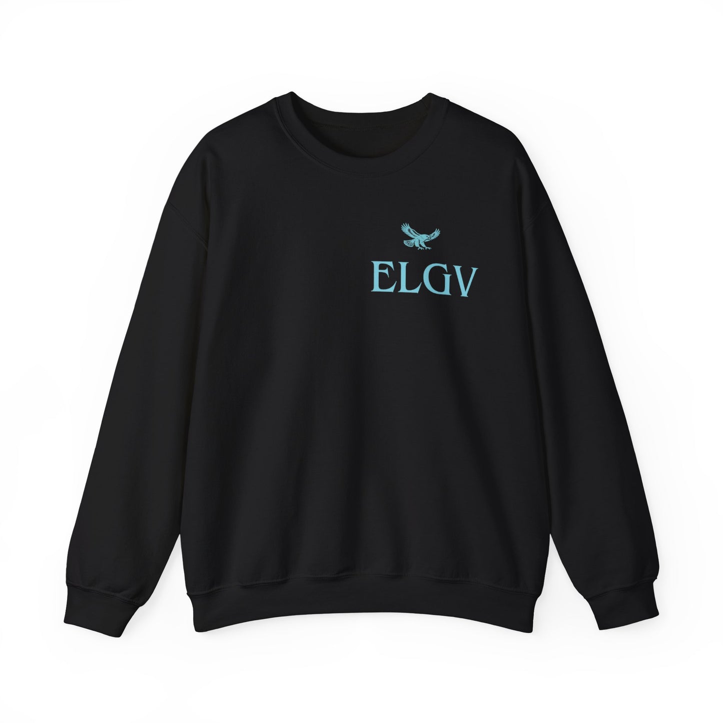 “Side ELGV logo aqua” sweatshirt