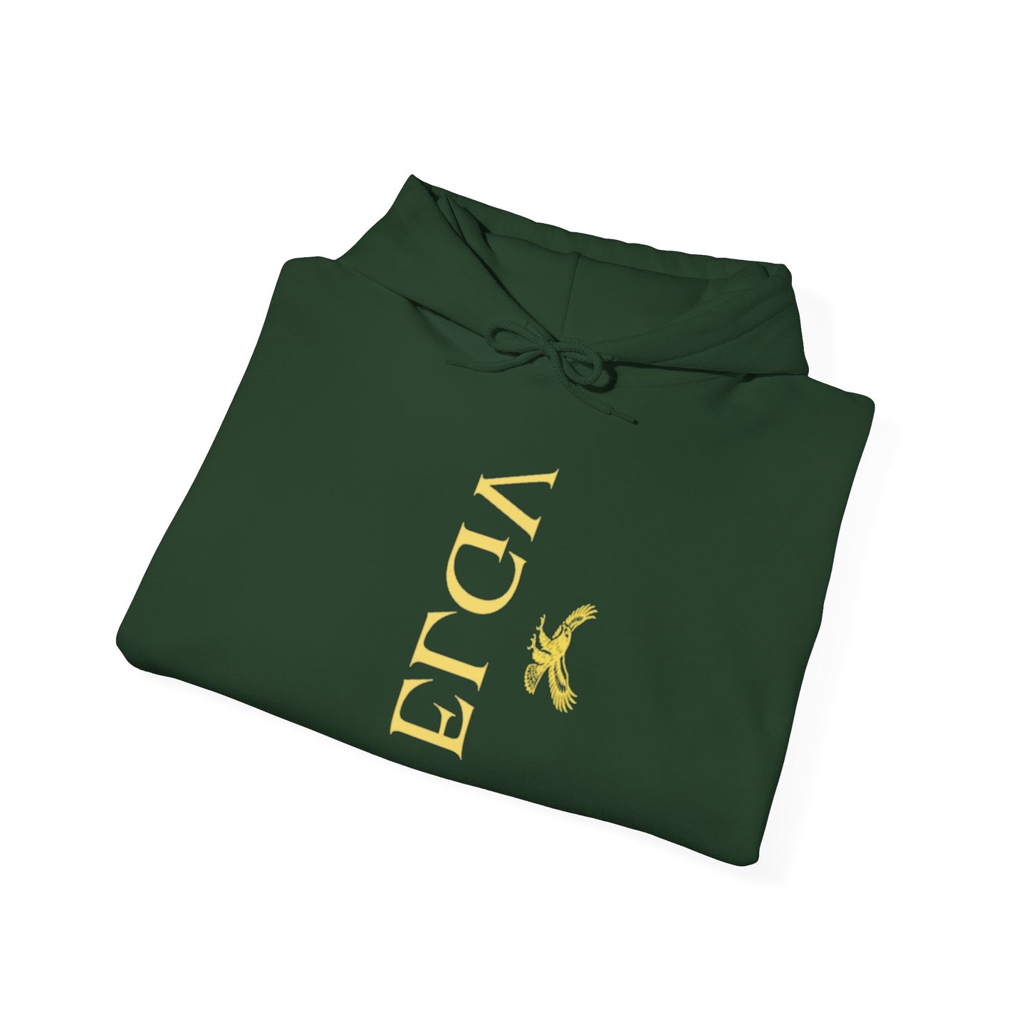 “Side ELGV logo mirror  yellow” hoodie