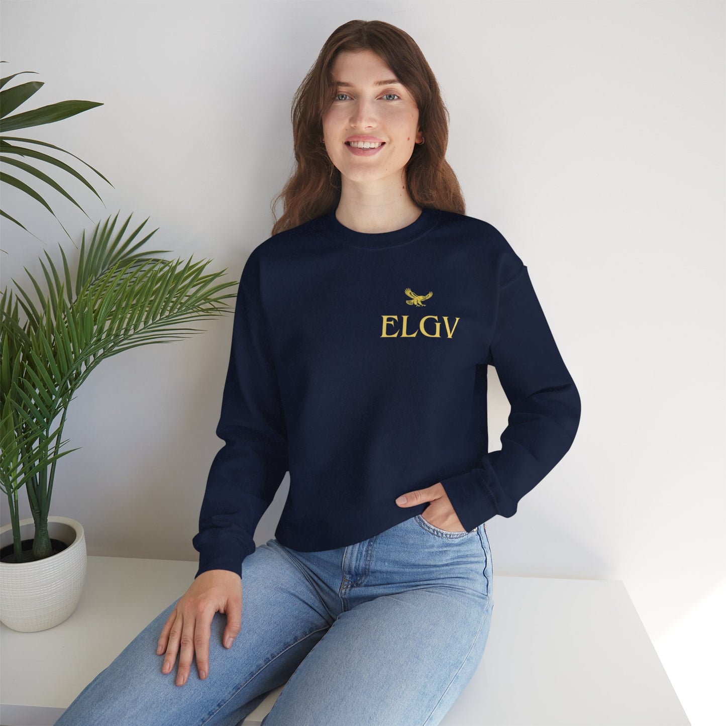 “Side ELGV logo yellow” sweatshirt