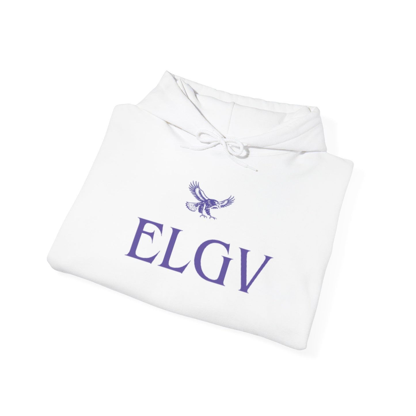 “Center ELGV logo purple” sweatshirt