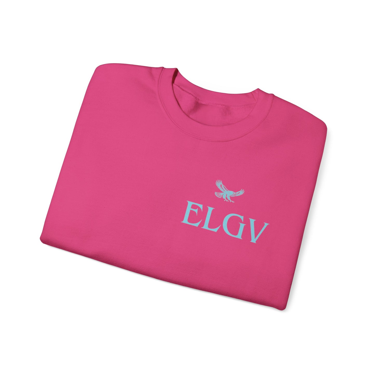 “Side ELGV logo aqua” sweatshirt
