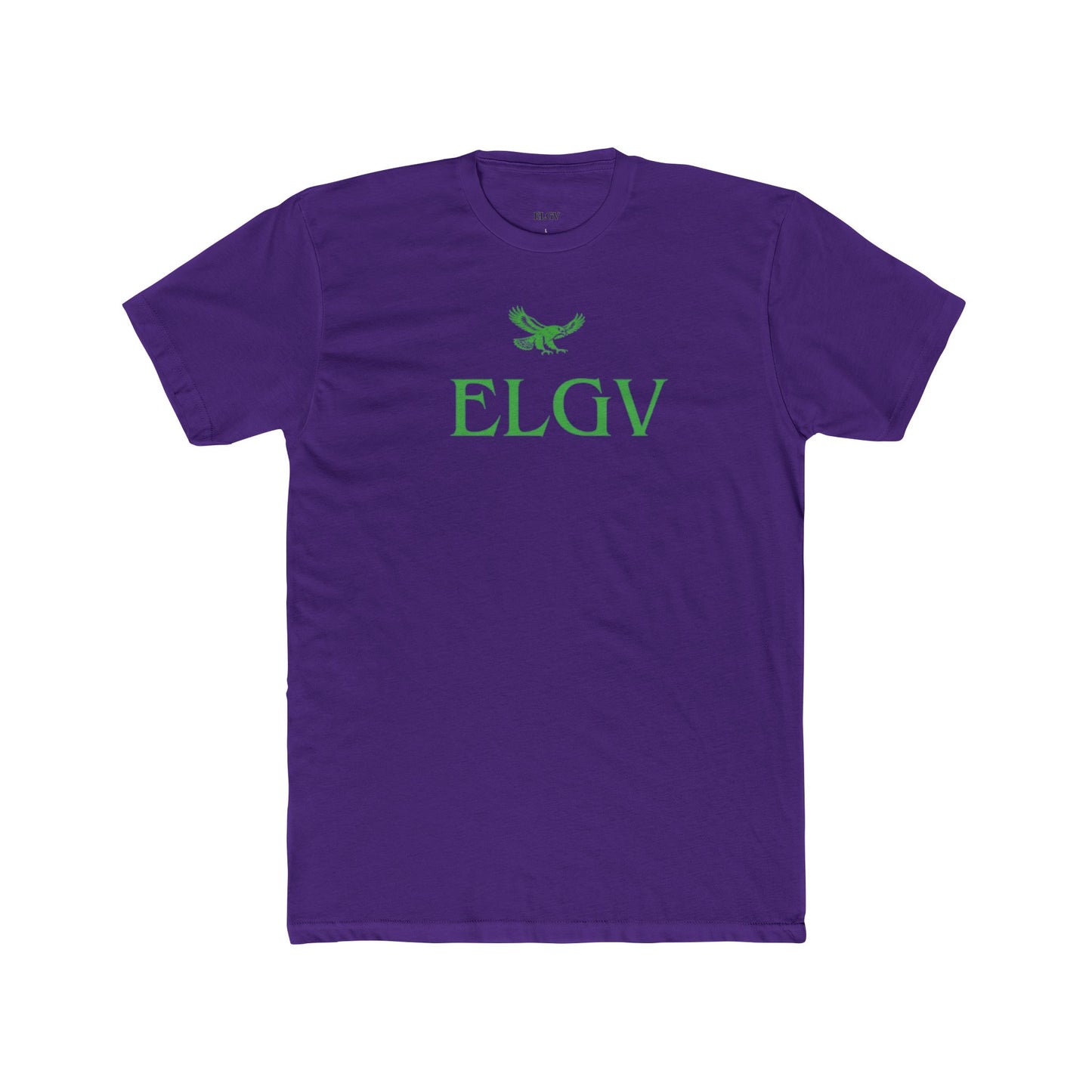 “Center ELGV logo green” tee