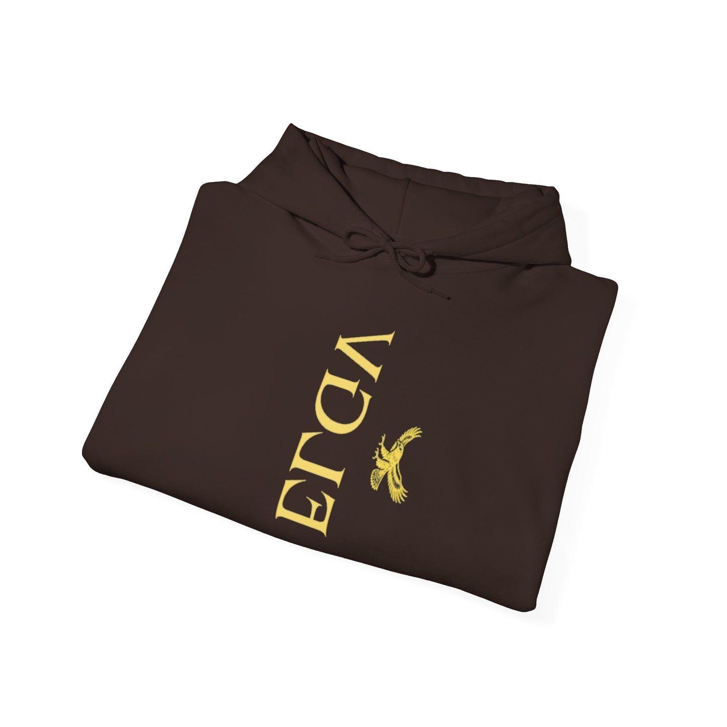 “Side ELGV logo mirror  yellow” hoodie
