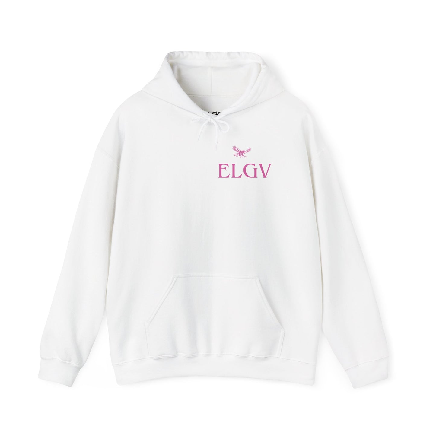 “Side ELGV logo pink” hoodie